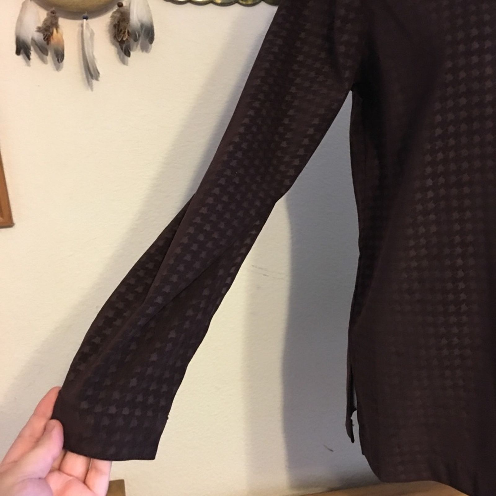 Other Jaclyn Smith brown soft button front shirt S Size S / US 4 / IT 40 - 3 Thumbnail