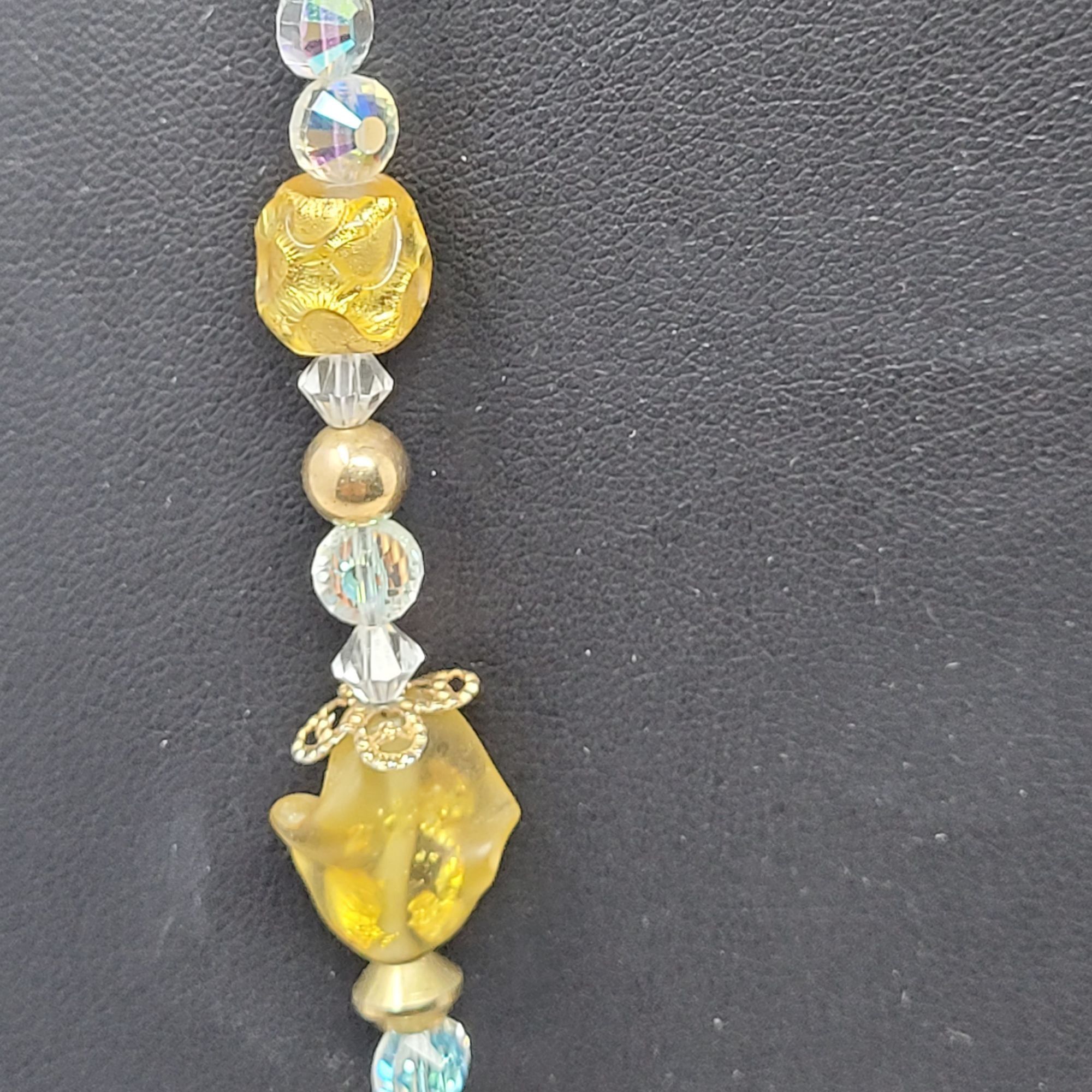 Vintage Vintage Princess Necklace Dangle Pierced Earring Set Faux Go Size ONE SIZE - 11 Thumbnail