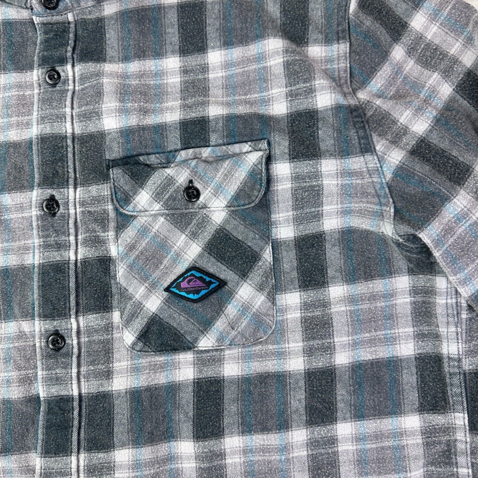 Quiksilver Quiksilver Shirt Mens Size Large Button Up Plaid Casual Size US L / EU 52-54 / 3 - 2 Thumbnail