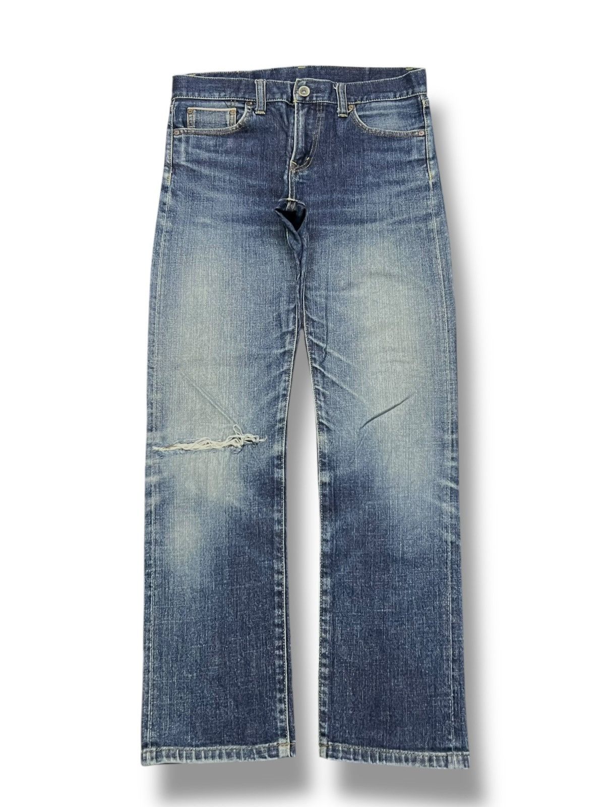 Uniqlo Vintage Uniqlo UJ Selvedge Denim Japan - Vintage Wash | W33 Size US 33 - 2 Thumbnail