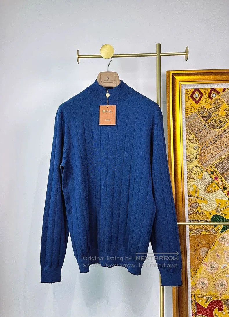 Loro Piana Loro Piana Cashmere Ribbed Sweater. Size US L / EU 52-54 / 3 - 1 Thumbnail