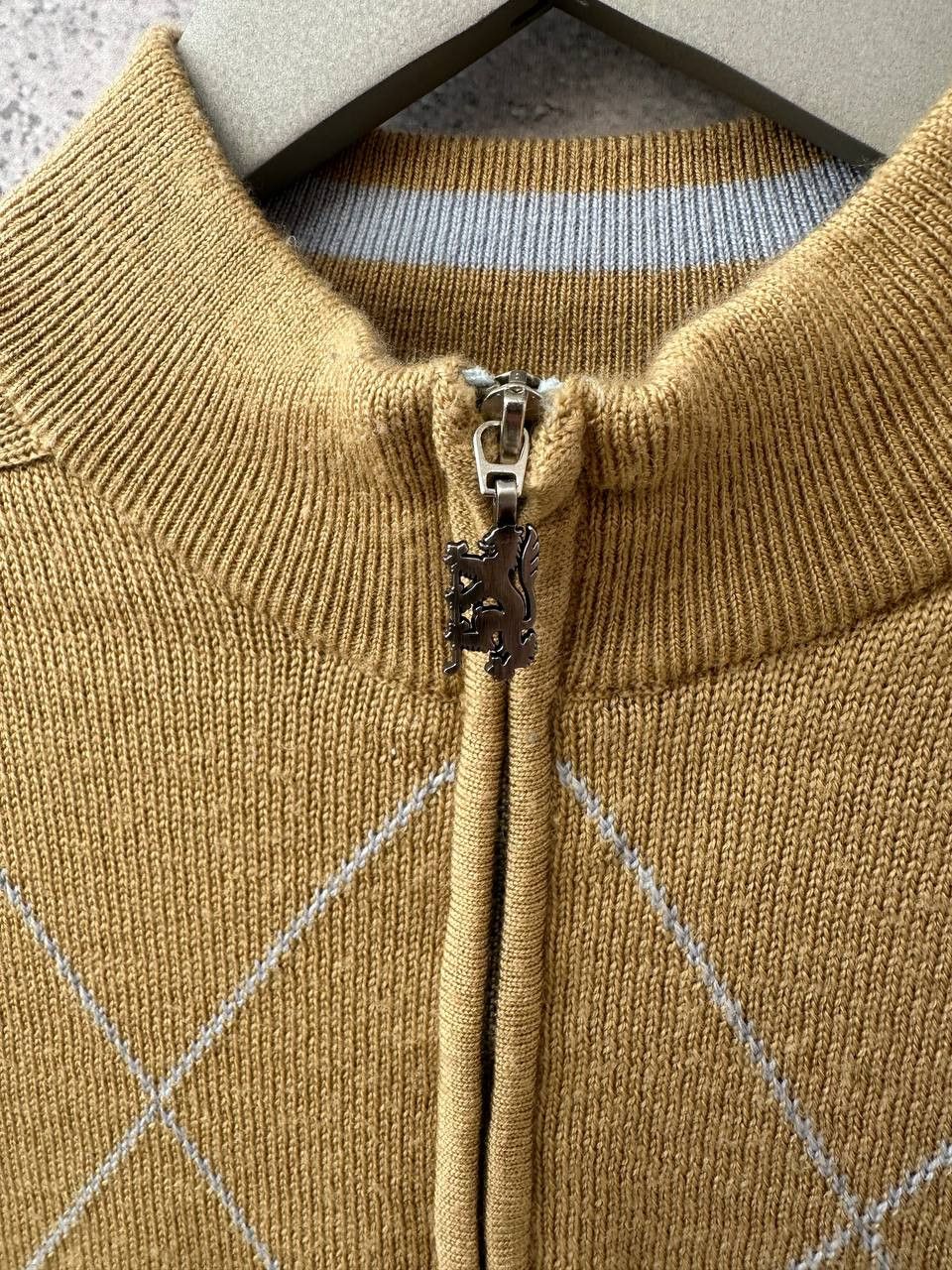 Pringle Of Scotland × Vintage Pringle of Scotland Golf Bartley Wool Windbreaker Sweater Size US M / EU 48-50 / 2 - 10 Thumbnail