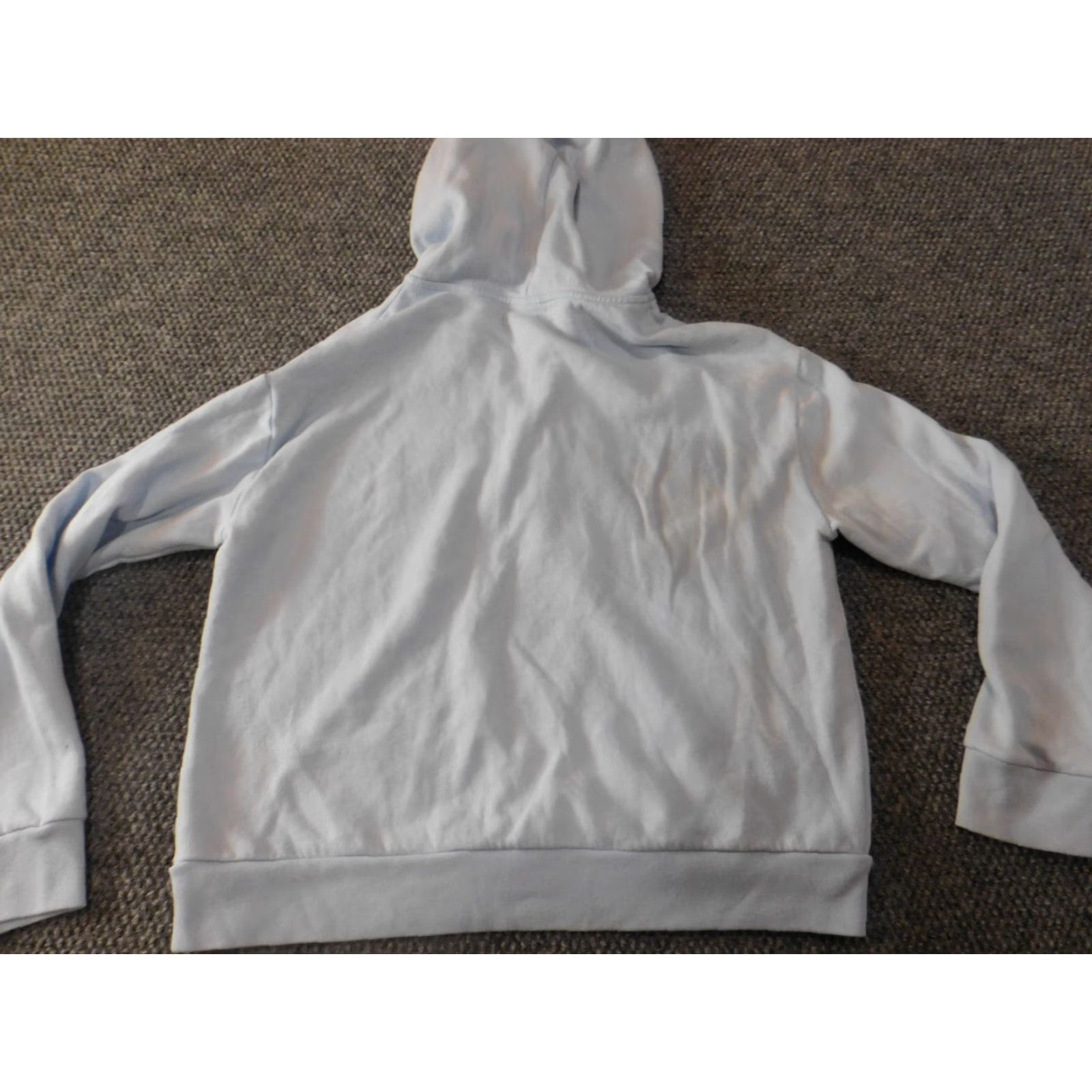 Pinko Victoria's Secret PINK Hoodie Womens Small Blue Zip Logo Classic Pullover Activewear Pockets Regular Size Size S / US 4 / IT 40 - 7 Thumbnail