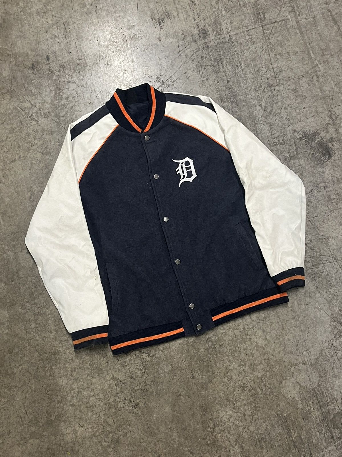 Vintage Detroit tigers vintage mlb jacket baseball varsity rare hype Size US L / EU 52-54 / 3 - 2 Thumbnail
