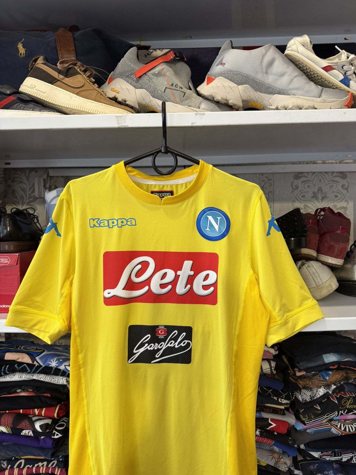 Kappa Napoli Jersey 2017 2018 Away Size M Shirt Kappa BNWT Size US M / EU 48-50 / 2 - 2 Thumbnail
