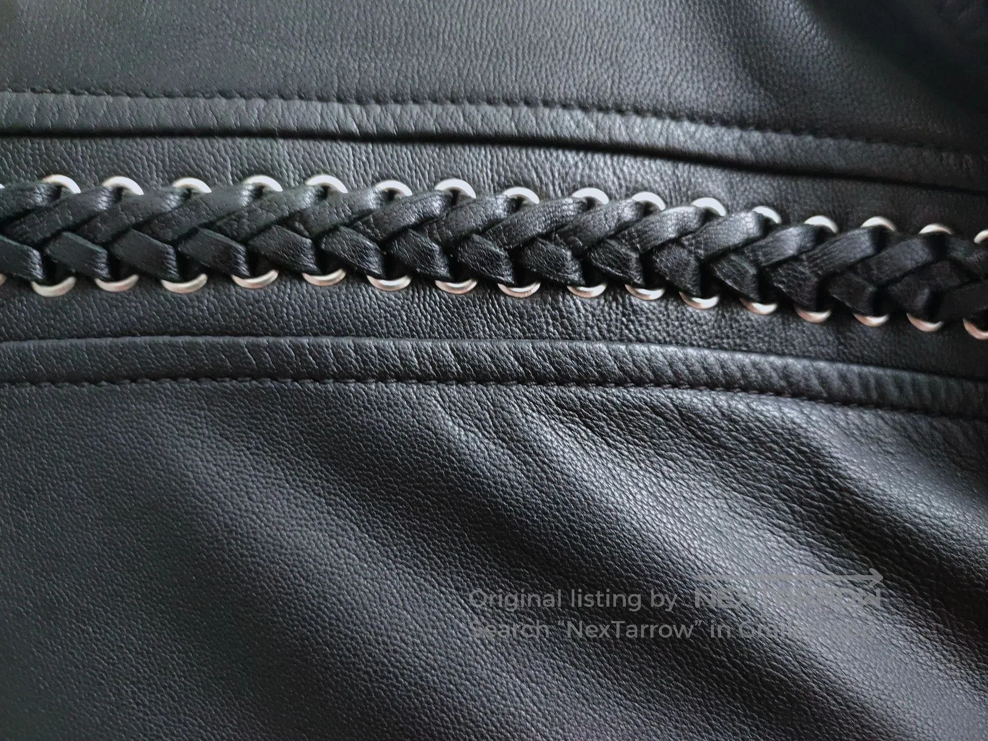 Just Cavalli Just Cavalli Goatskin Biker Jacket. Size US M / EU 48-50 / 2 - 7 Thumbnail