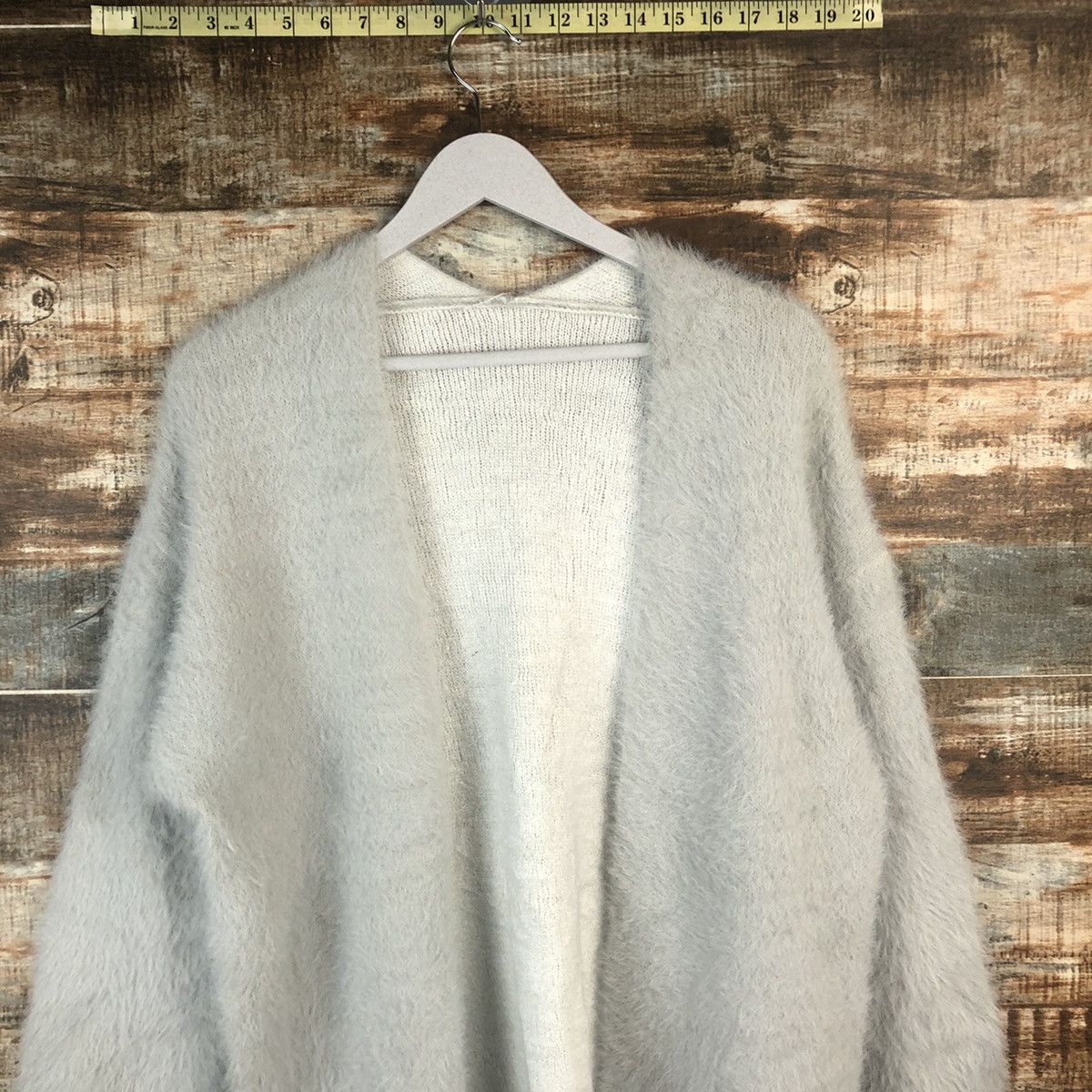 Japanese Brand DL Rope Picnic Grey Cardigan Knitwear #C309 Size S / US 4 / IT 40 - 4 Thumbnail