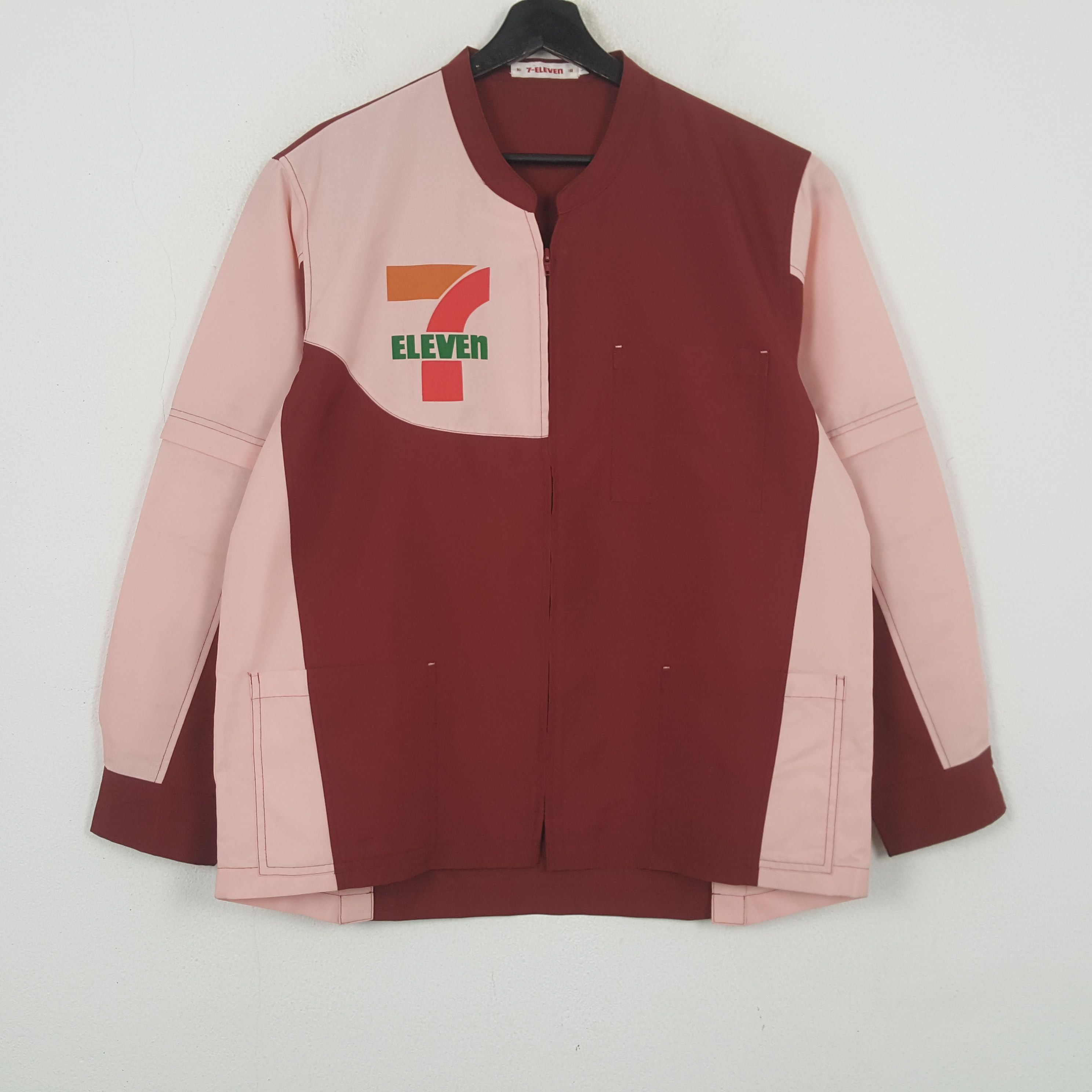 Vintage 7 Eleven Japanese Workwear Uniform Jacket RR26 Size US L / EU 52-54 / 3 - 3 Thumbnail