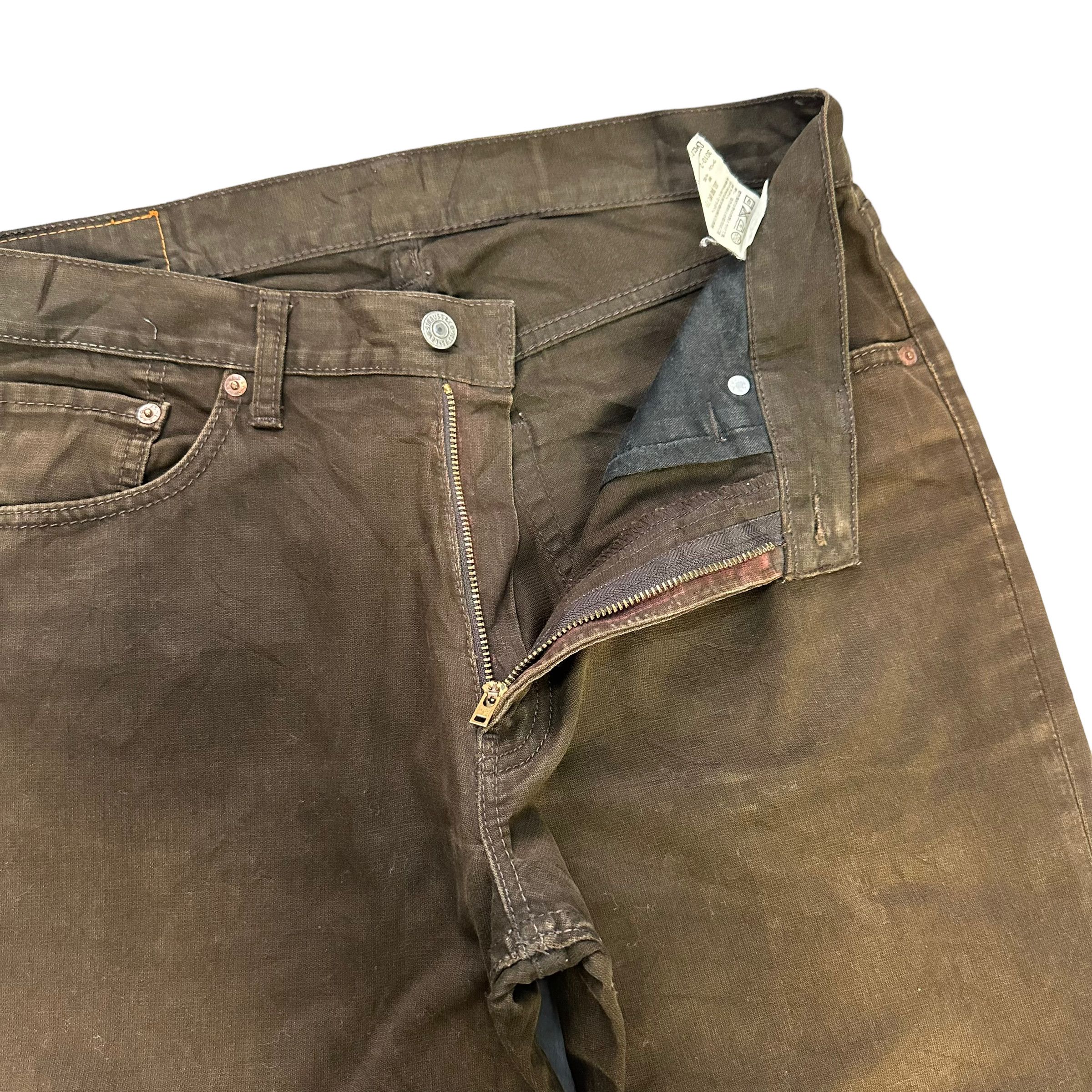 Levi's LEVIS LOT 702 BROWN DENIM PANT #8078-201 Size US 33 - 4 Thumbnail