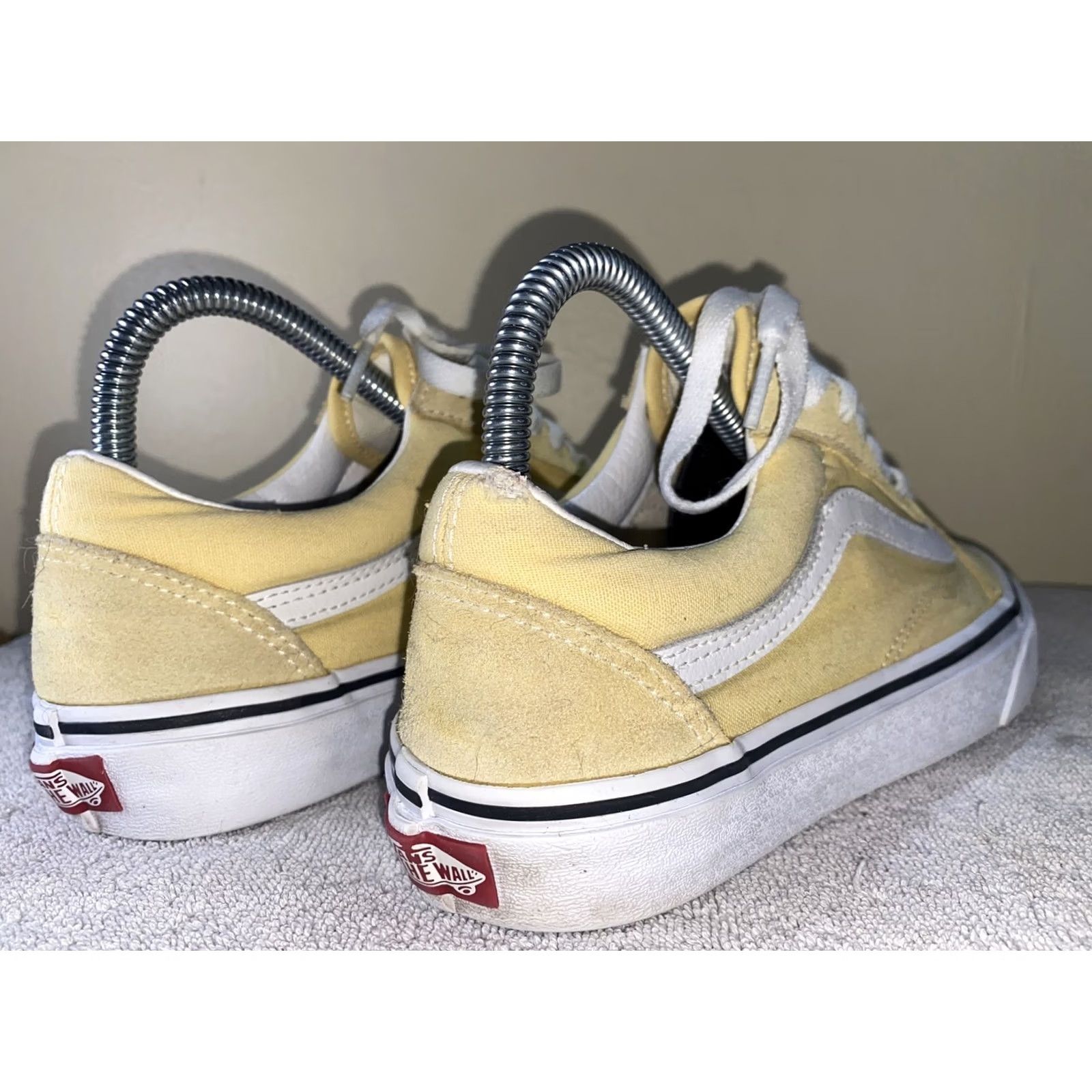 Vans VANS Sneaker Unisex Adults 7.5 Yellow / White Mens Shoes UK 7.5 US 7.5 Athletic Style Size US 8 / EU 41 - 6 Thumbnail