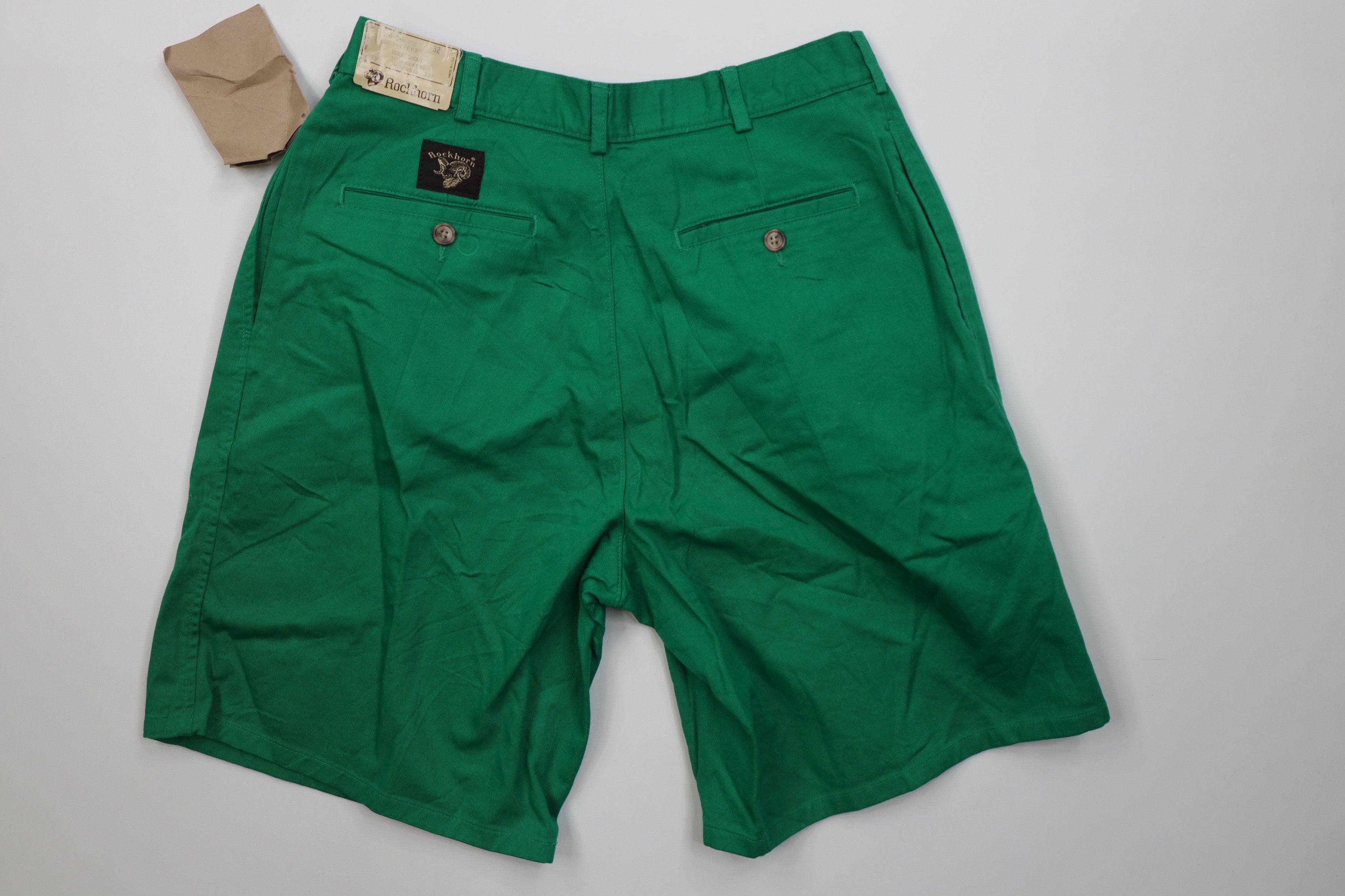Vintage Deadstock Vintage 70s Streetwear Above Knee Shorts Kelly USA Size US 32 / EU 48 - 11 Thumbnail