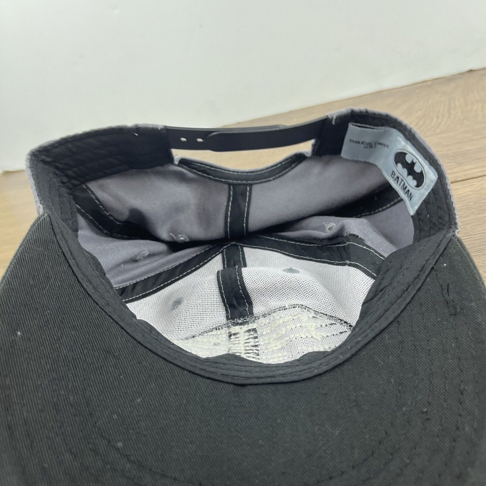 Other Batman Snapback Hat Gray Cap Adjustable Batman Hat Gray Adul Size ONE SIZE - 12 Thumbnail