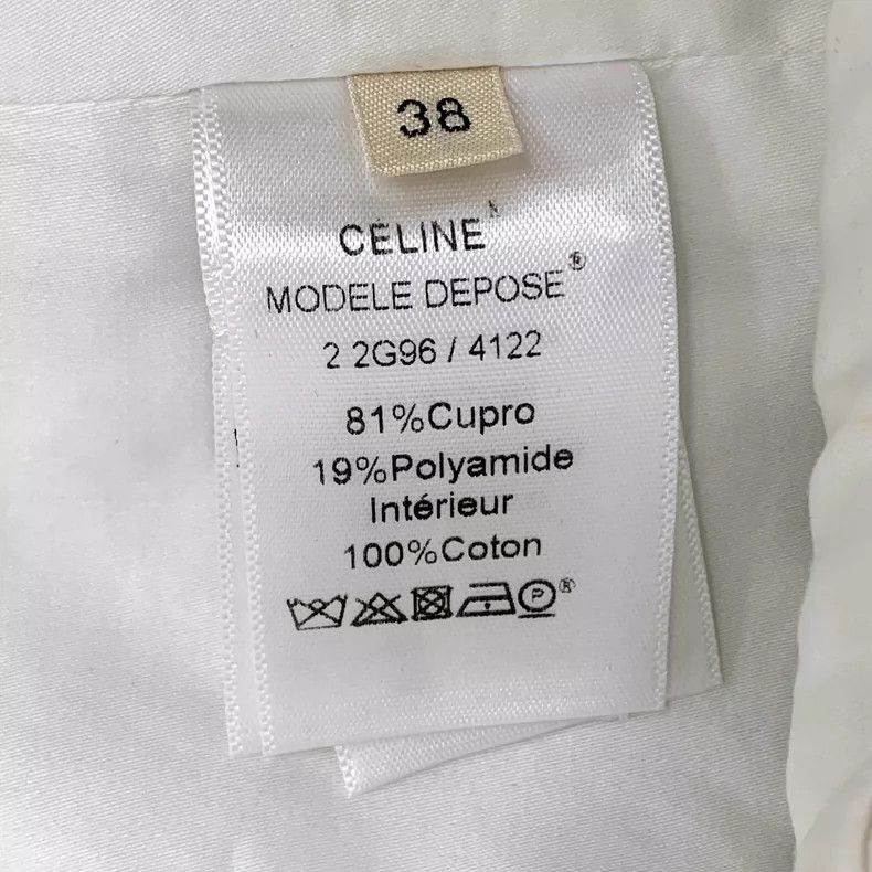 Celine Celine Pleated Midi Skirt in OffWhite Size US 38 / EU 54 - 6 Thumbnail