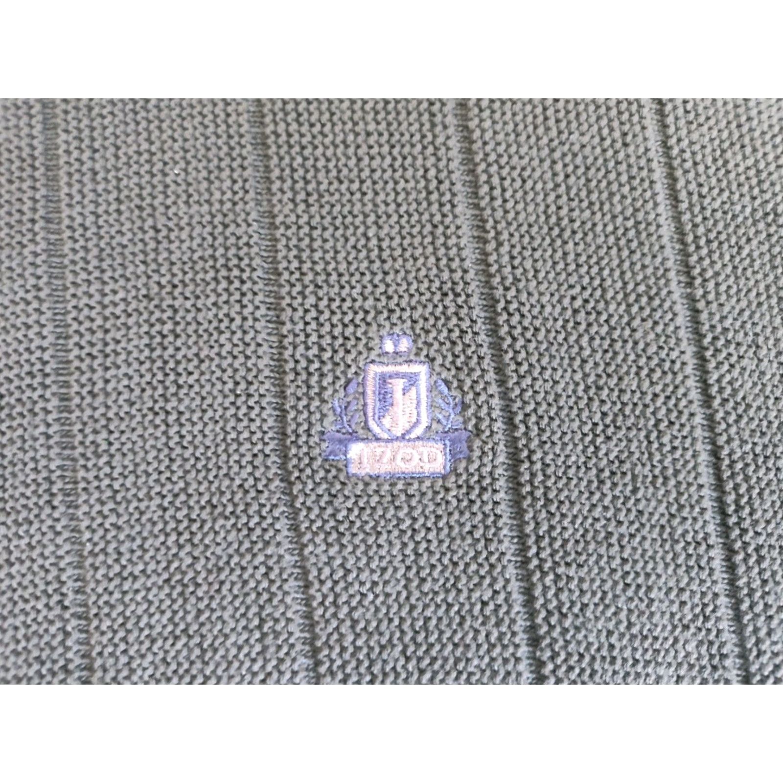 Izod VINTAGE Izod Mens Sweater Pullover 2XL Long Sleeve Crew Neck Casual Golf Winter Green Knitted USA Size US XXL / EU 58 / 5 - 4 Thumbnail