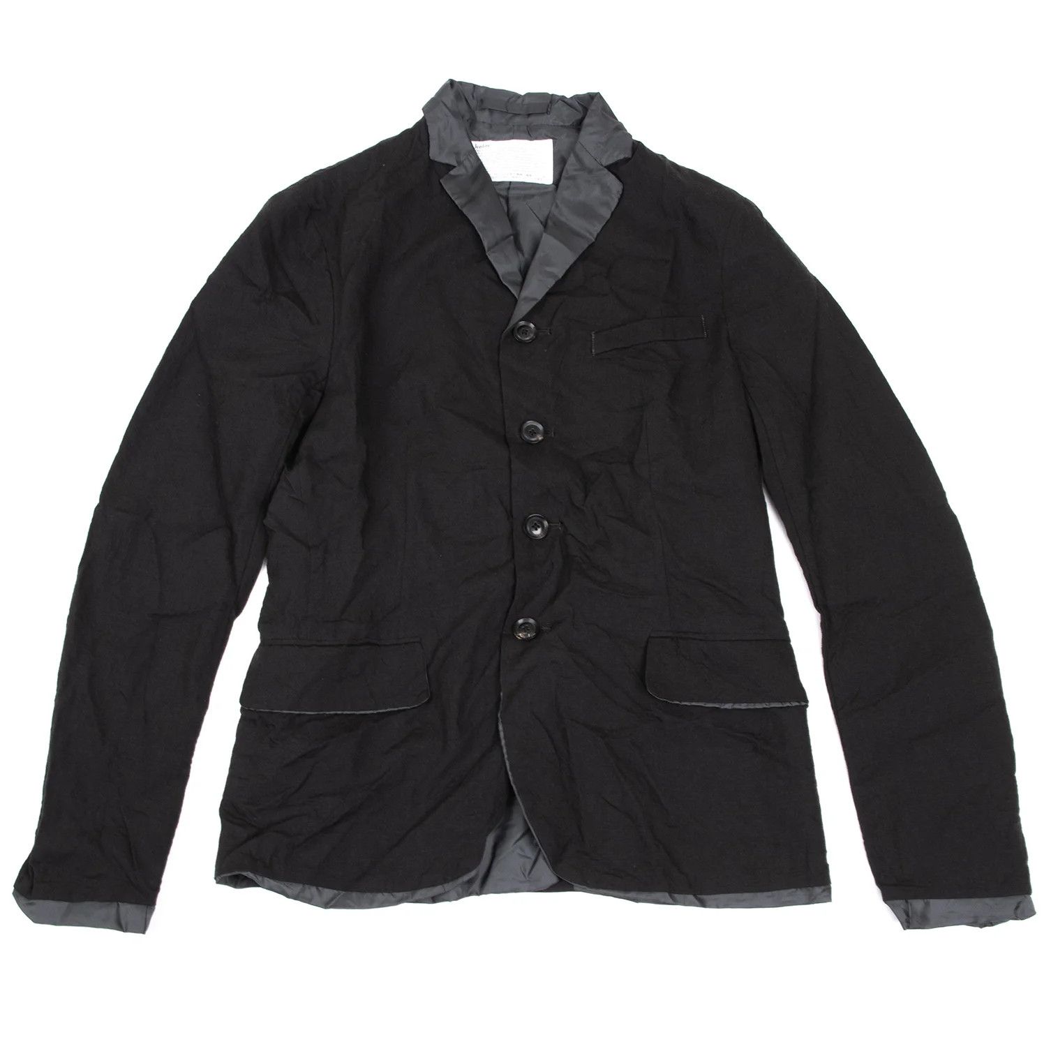 Kolor Wool Creased 4B Jacket in Dark Brown Size US S / EU 44-46 / 1 - 1 Thumbnail