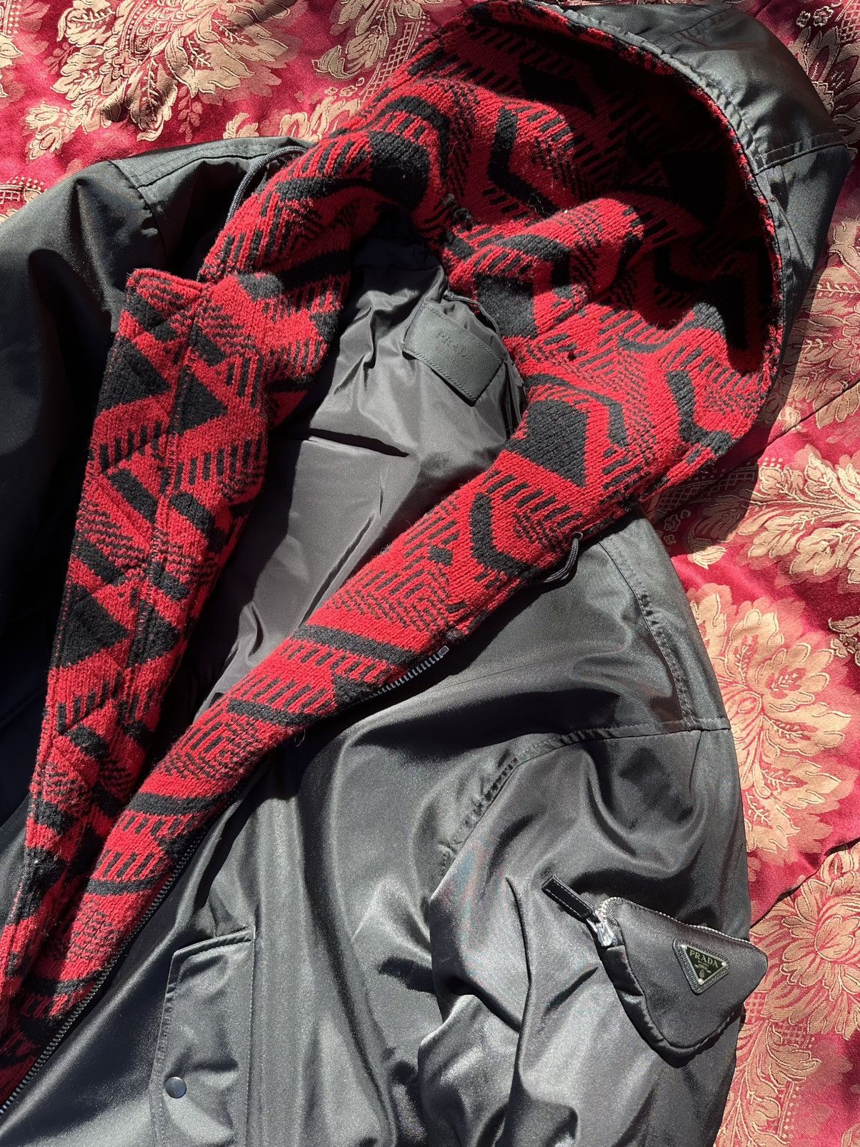 Prada Prada FW21 Re-Nylon Oversized Hooded Bomber Parka sz XS Size US XS / EU 42 / 0 - 20 Thumbnail