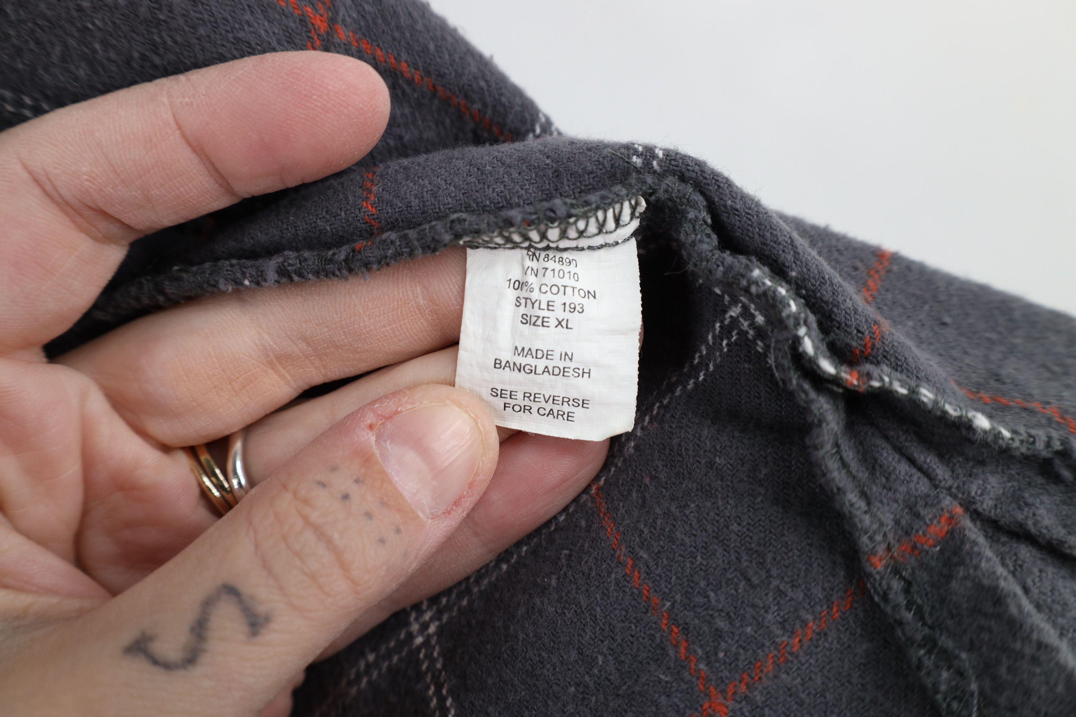 Vintage Vintage 90s Streetwear Full Zip Collared Shirt Jacket Size US XL / EU 56 / 4 - 9 Thumbnail