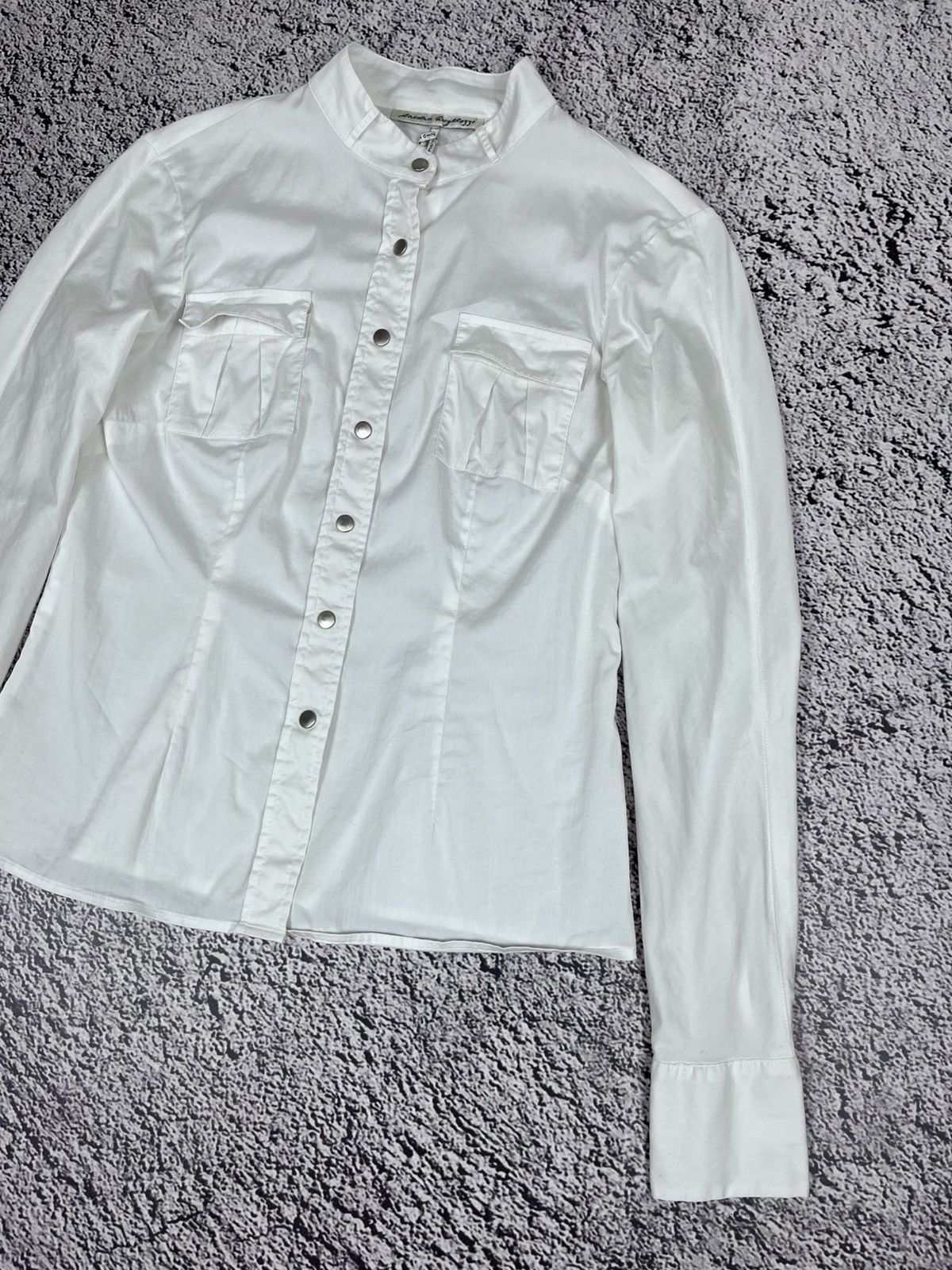 Japanese Brand Vintage Sandra Angelozzi Issey Miyake Style shirt size 36 Size XS / US 0-2 / IT 36-38 - 3 Thumbnail