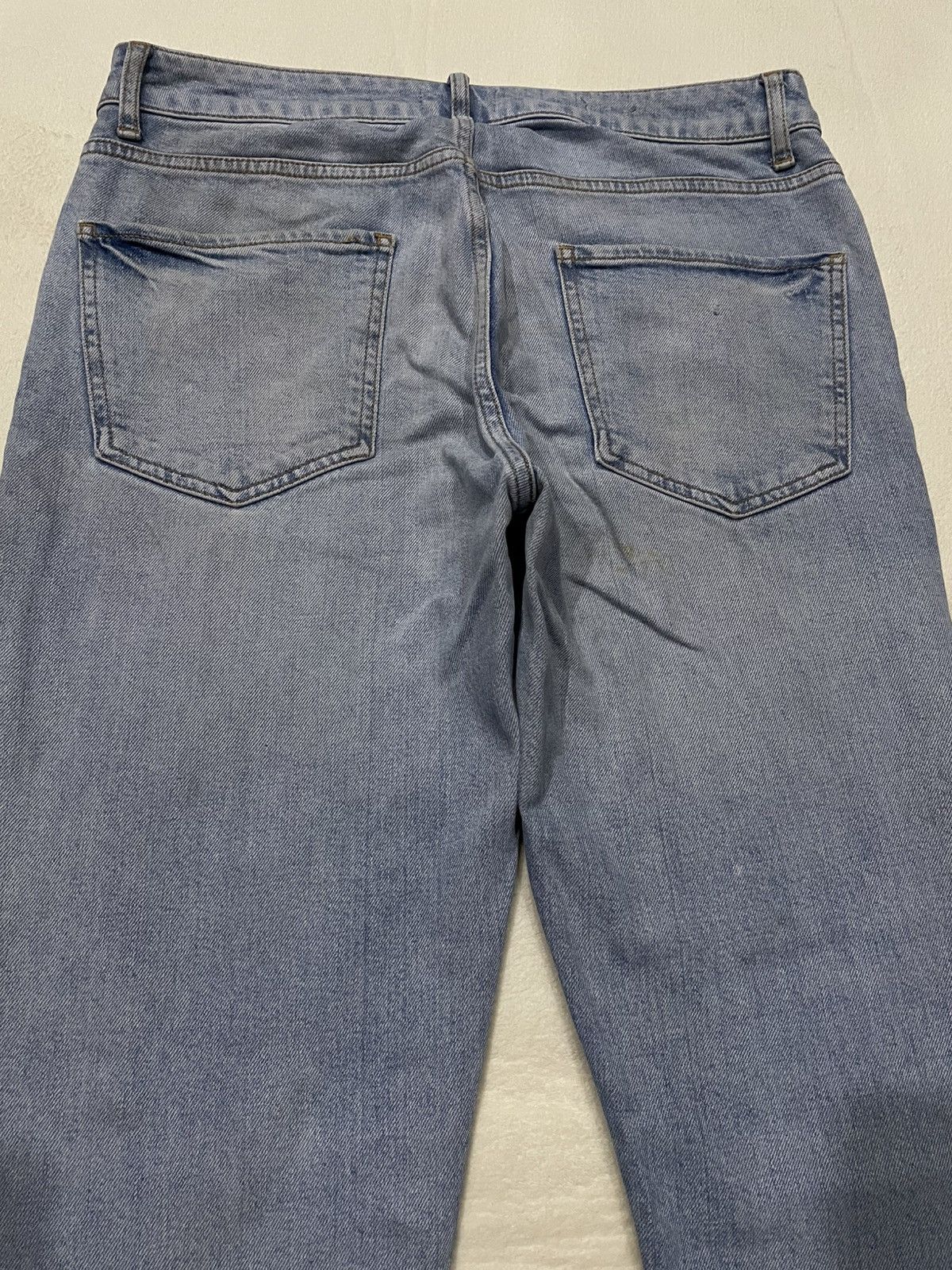 Topman Vintage Topman Skinny Mudwash Ripped Denim Jeans Size US 33 - 14 Thumbnail