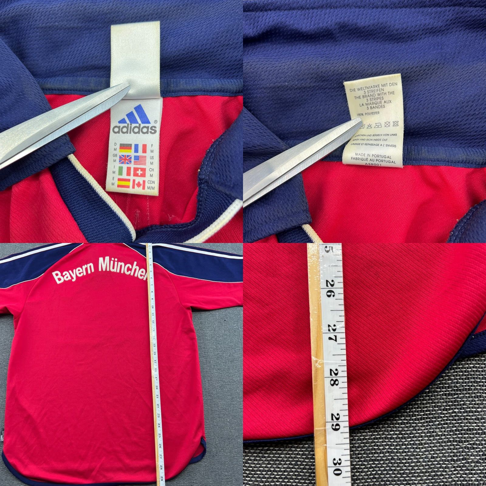 Adidas adidas Bayern Munich 1999 2000 2001 Home Football Jersey Mens Medium Shirt Size US M / EU 48-50 / 2 - 10 Thumbnail