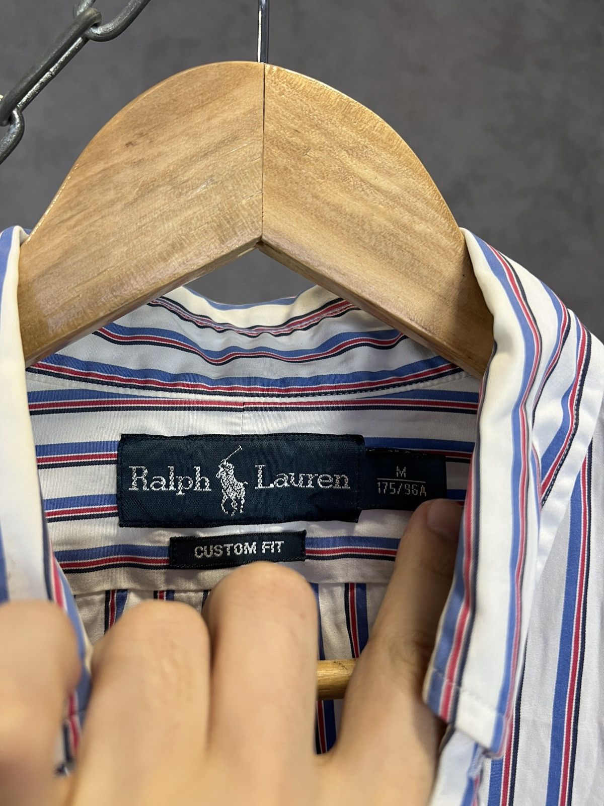 Designer × Polo Ralph Lauren × Vintage Polo Ralph Lauren vintage designer logo striped shirt Size US M / EU 48-50 / 2 - 4 Thumbnail