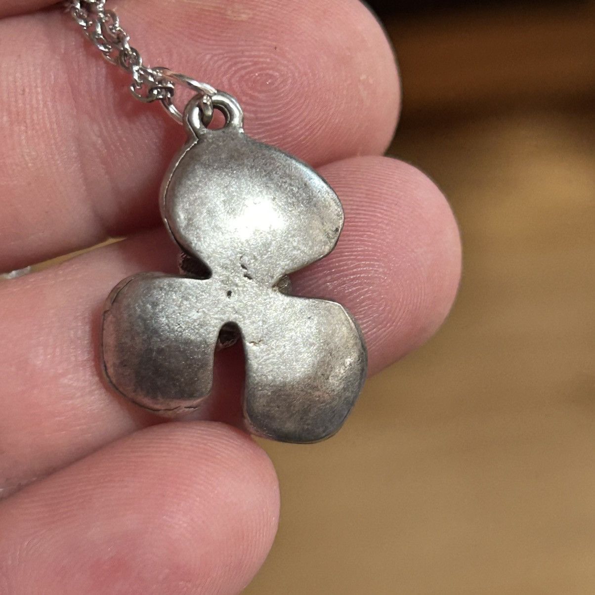 Handmade Handcrafted salvaged vintage floral pendant necklace Size ONE SIZE - 3 Thumbnail