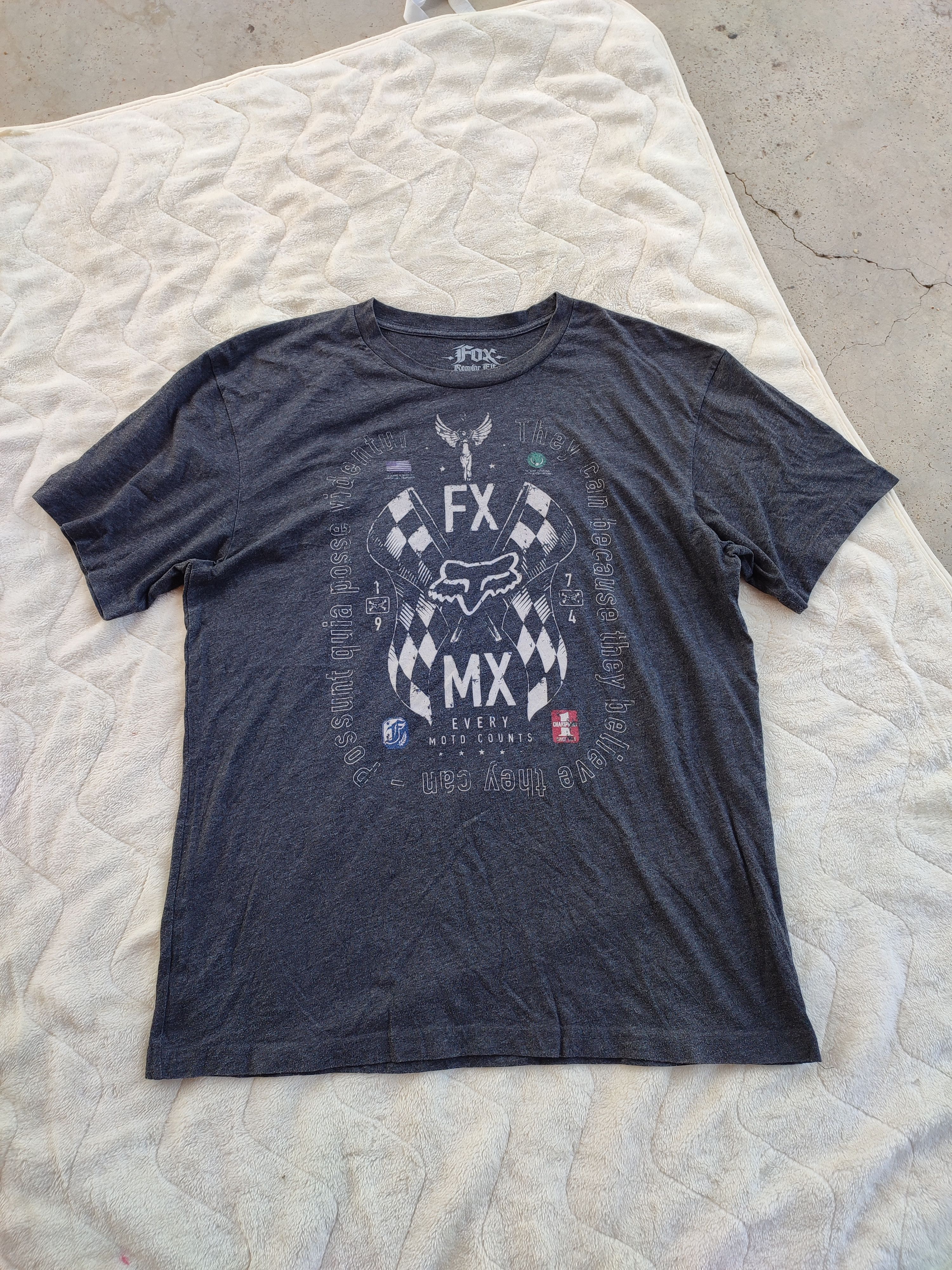 Fox Racing FOX RACING EVERY MOTO COUNTS VINTAGE TEE Size US M / EU 48-50 / 2 - 1 Thumbnail