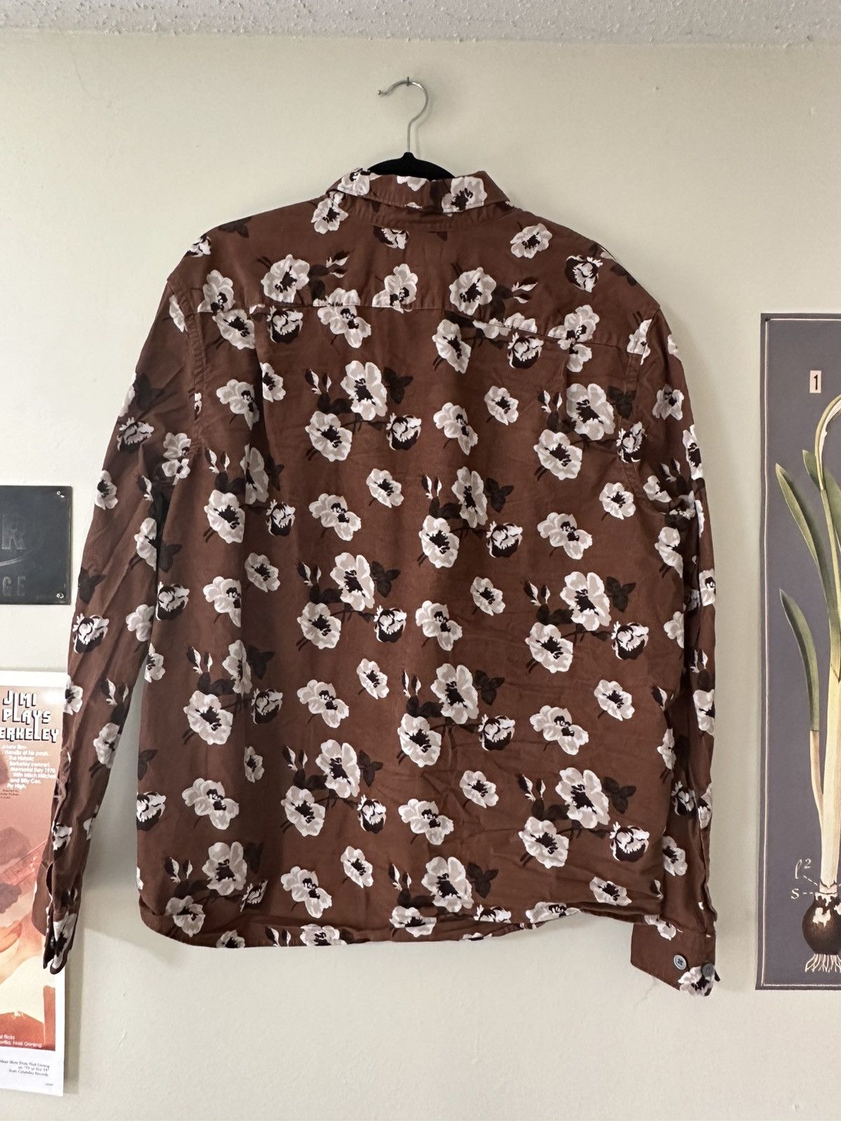 Express Corduroy Floral Express Long Sleeve Shirt Size US XL / EU 56 / 4 - 3 Thumbnail