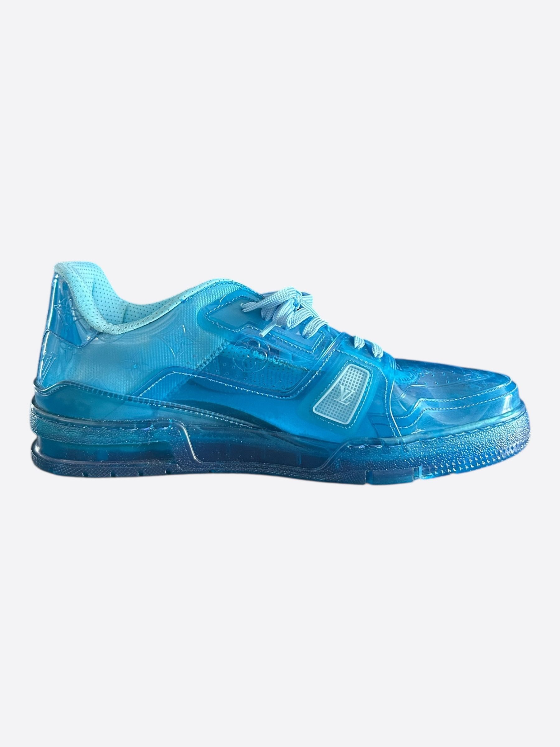 Louis Vuitton Louis Vuitton Blue Transparent Trainers Size US 10.5 / EU 43-44 - 5 Thumbnail
