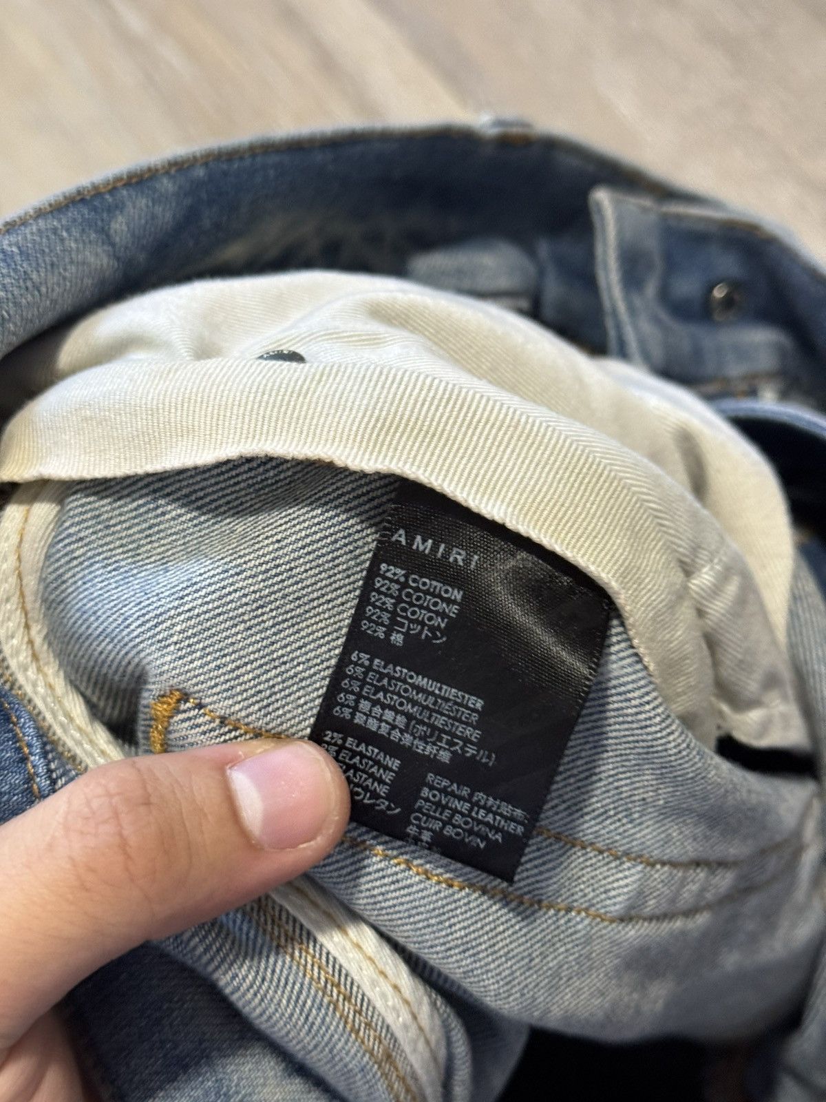 Amiri Amiri mx1 orange crack patch Size US 34 / EU 50 - 7 Thumbnail