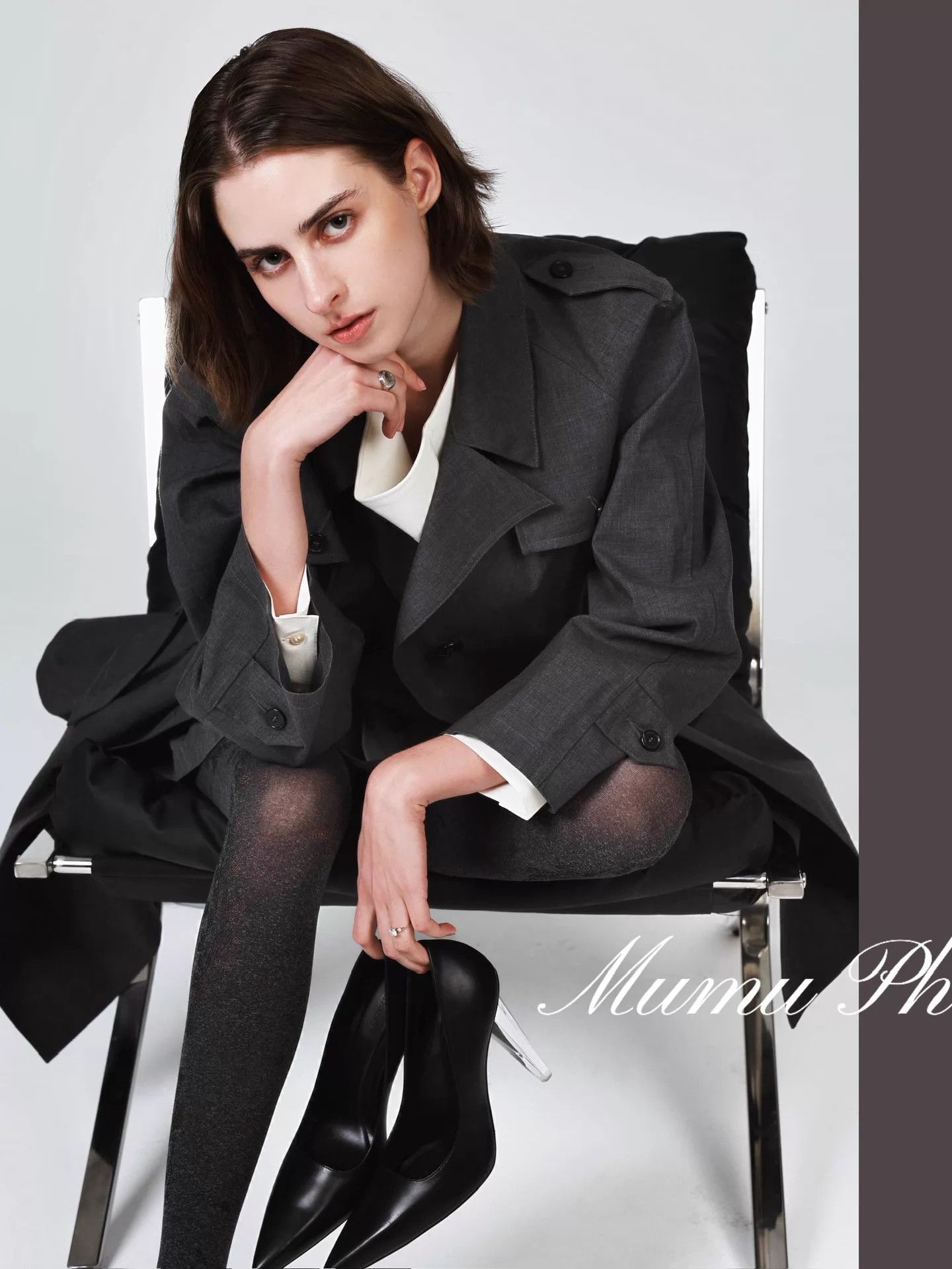 Maison Margiela Maison Margiela x Mackintosh 19AW Gray Trench Coat 36 Size XS / US 0-2 / IT 36-38 - 5 Thumbnail