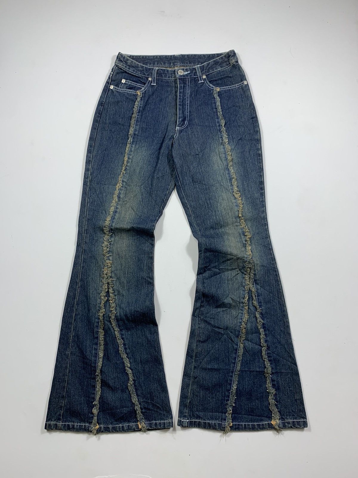 If Six Was Nine Japanese Flare boot cut Jeans tornado style Size US 28 / EU 44 - 1 Thumbnail