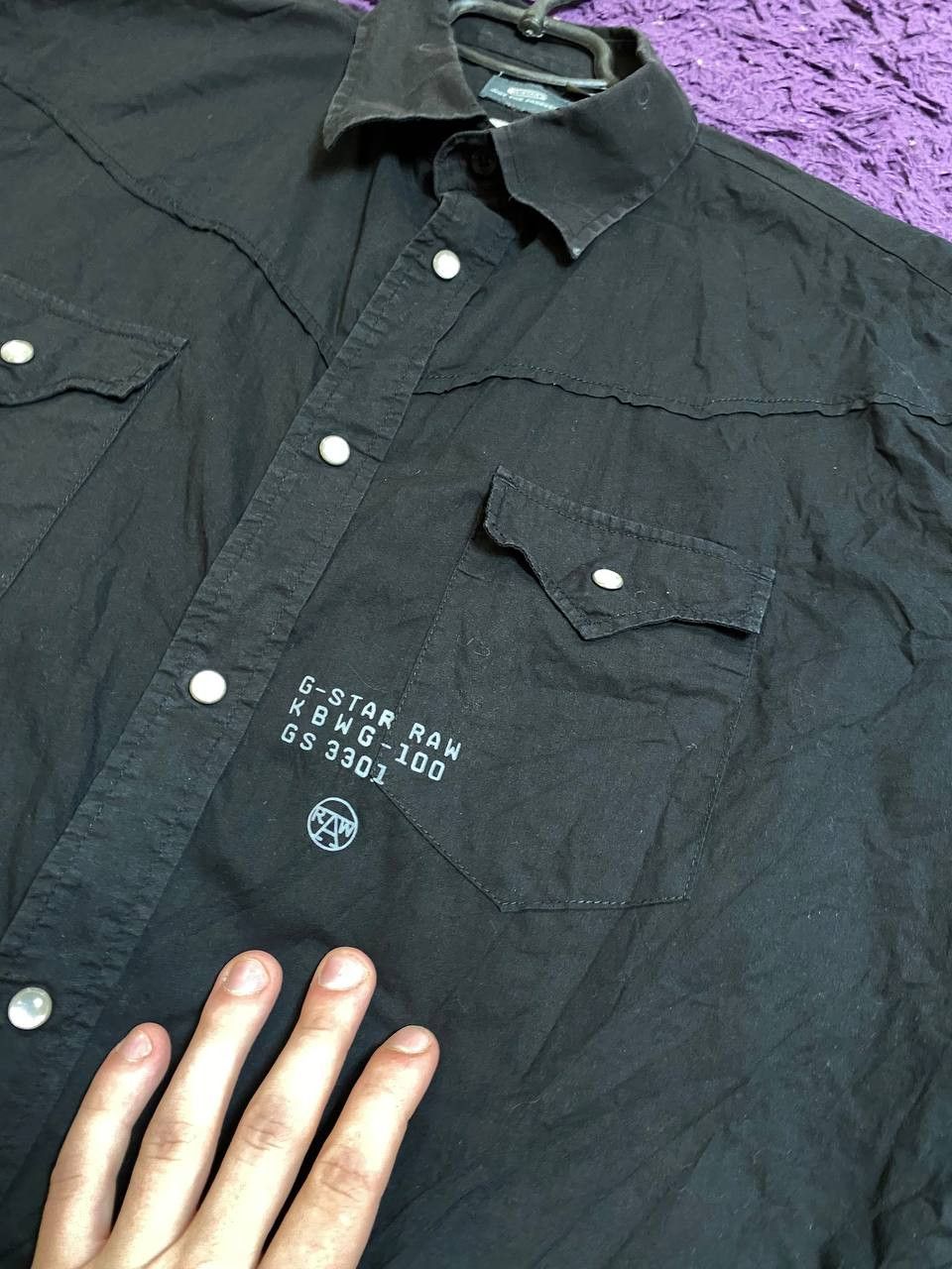 G-Star Print G-Star Raw Shirt Y2K Streetwear Avant-Garde Size US S / EU 44-46 / 1 - 3 Thumbnail