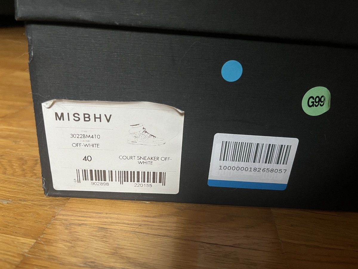 Misbhv Never-Worn MISBHV High Top, Off-White, Size EU 40, US 9.5 Size US 9.5 / IT 39.5 - 8 Thumbnail