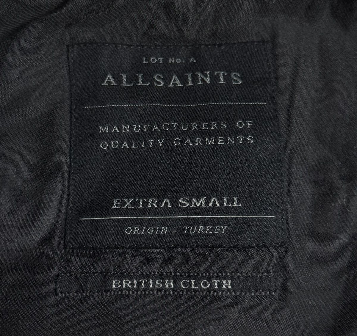 Allsaints Allsaints Women’s Biker Wax Cotton Jacket Wool Sleeves Size S / US 4 / IT 40 - 13 Thumbnail