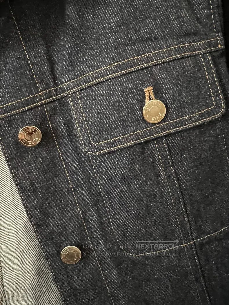 Hermes Hermes Denim Jacket Size XXS / US 00 / IT 34 - 5 Thumbnail
