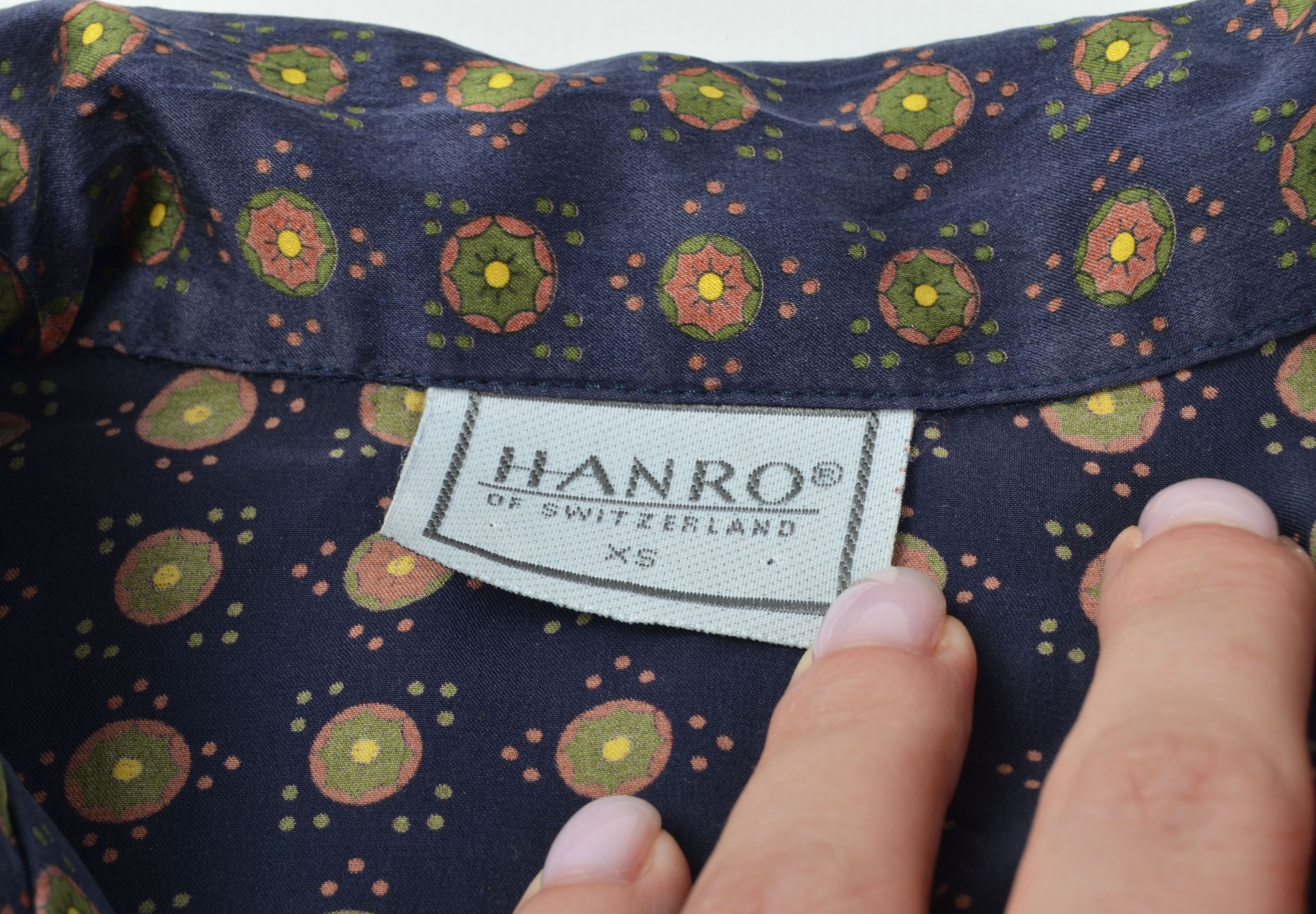 Hanro Vintage Hanro of Switzerland Blue Teddy Print Pajama Set Size XS / US 0-2 / IT 36-38 - 10 Thumbnail