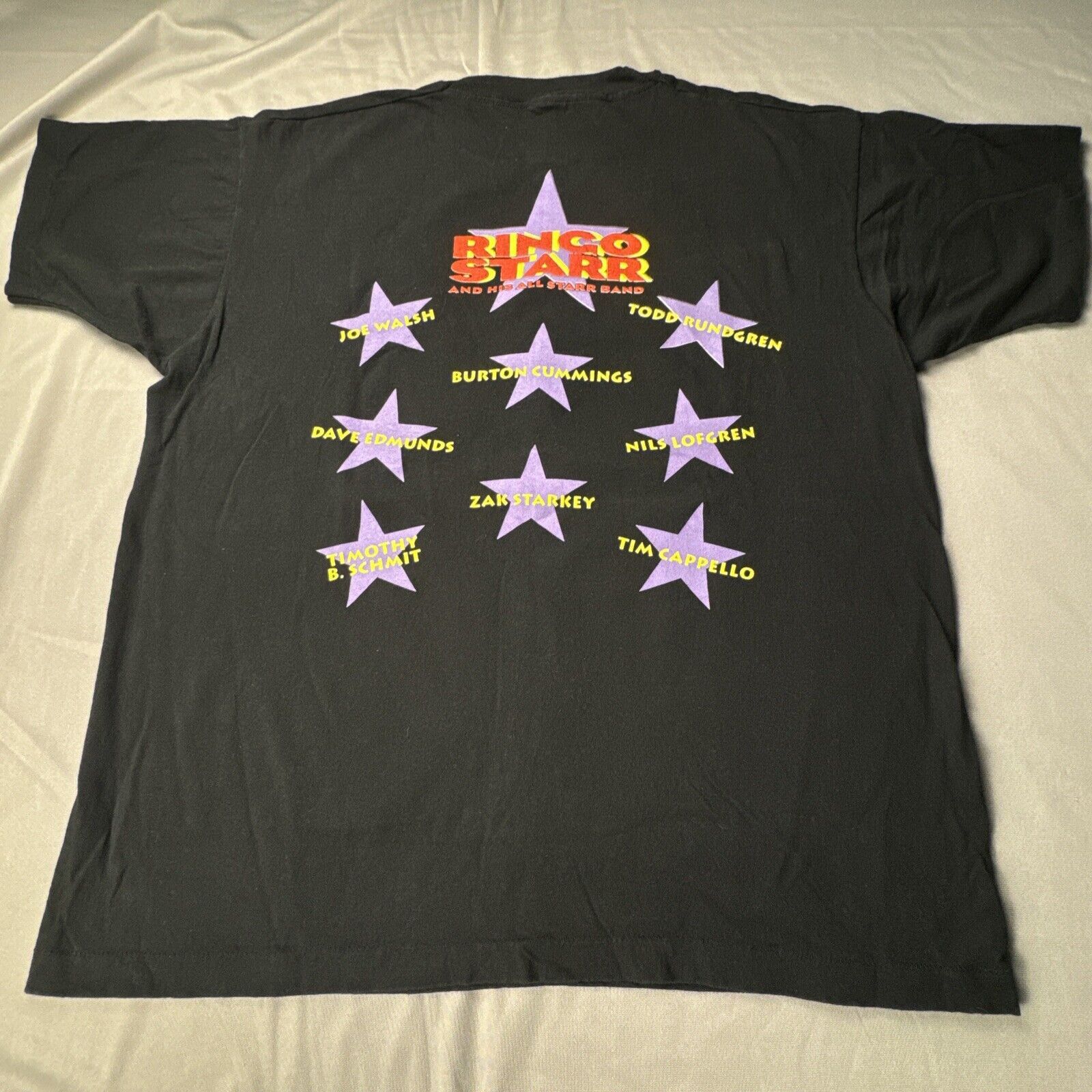 Fruit Of The Loom Ringo Starr And All Starr Band T Shirt Size XL Vintage 90s Size US XL / EU 56 / 4 - 13 Thumbnail