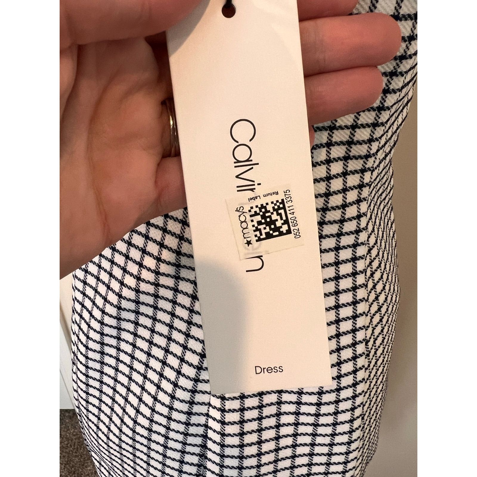 Calvin Klein Calvin Klein Sleeveless Plaid Sheath Dress Size 4 NWT Size S / US 4 / IT 40 - 9 Thumbnail