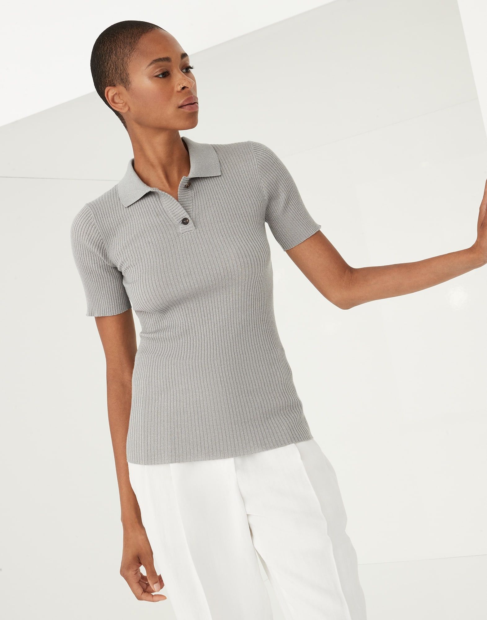 Brunello Cucinelli o1w1db10825 Sweater in Medium Grey Size S / US 4 / IT 40 - 1 Thumbnail