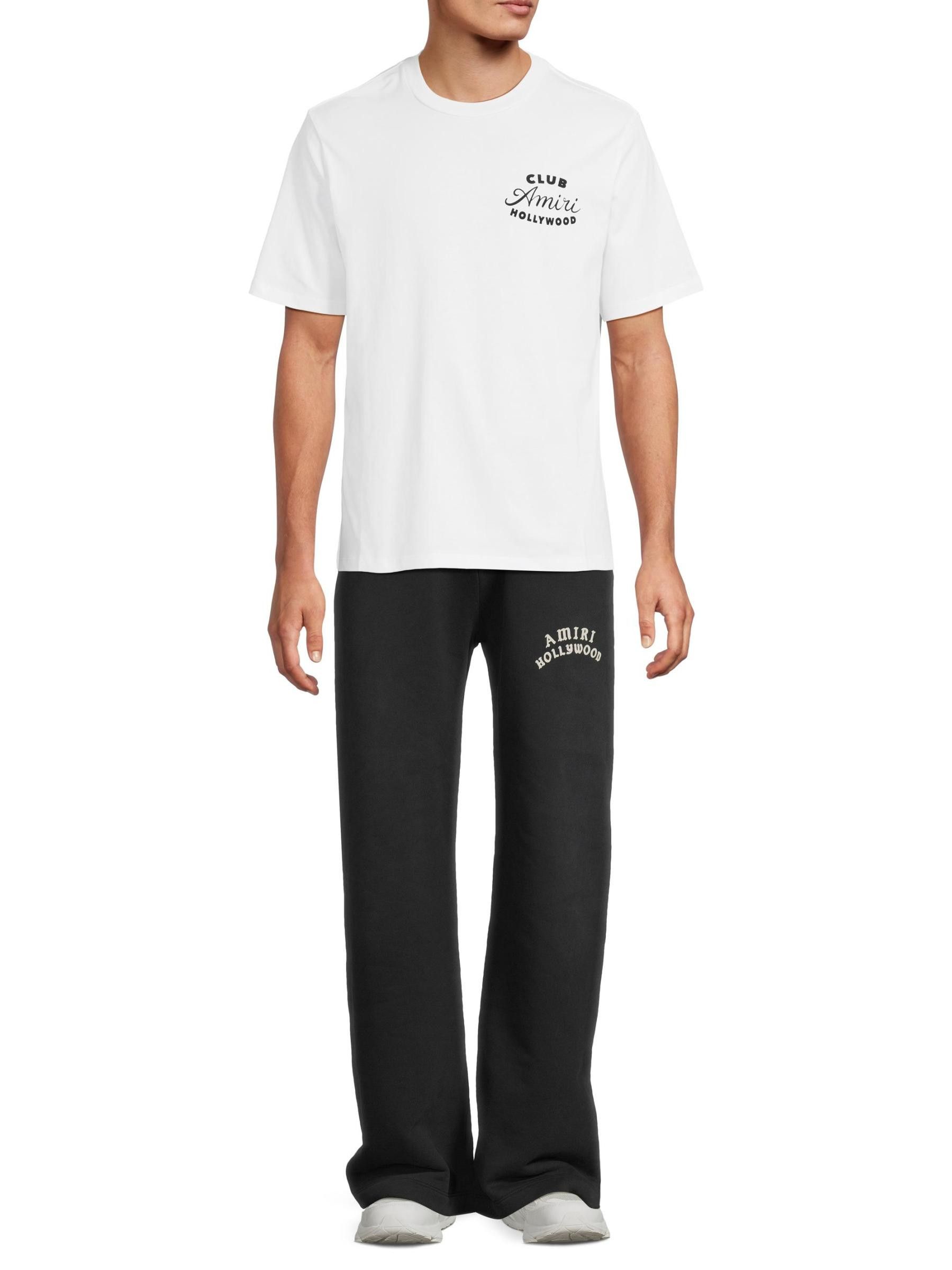 Amiri os11x1225 Club Cotton T-Shirt in White Size US S / EU 44-46 / 1 - 6 Thumbnail