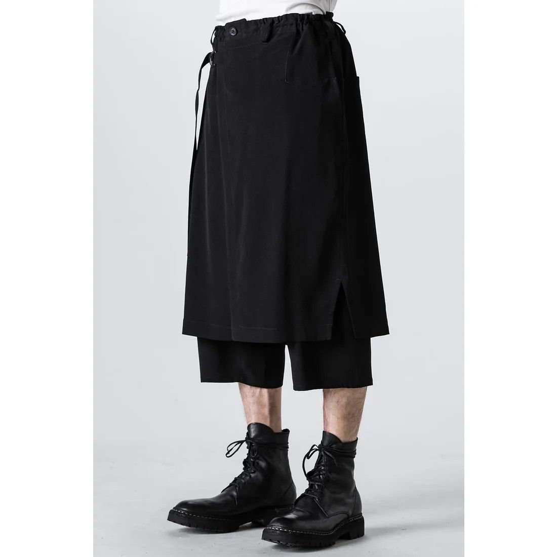 Yohji Yamamoto Size 2 Yohji Yamamoto Pour Homme Wool Gabardine Wrap Pants Size US 36 / EU 52 - 9 Thumbnail