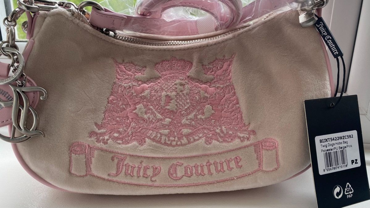 Juicy Couture Juicy Couture Twig Dogs Hobo Bag Size ONE SIZE - 3 Thumbnail