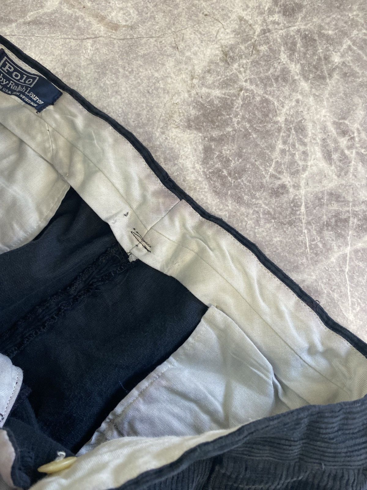 Polo Ralph Lauren Polo Ralph Lauren Wide Blue Corduroy Pants USA made Size L Size US 36 / EU 52 - 3 Thumbnail