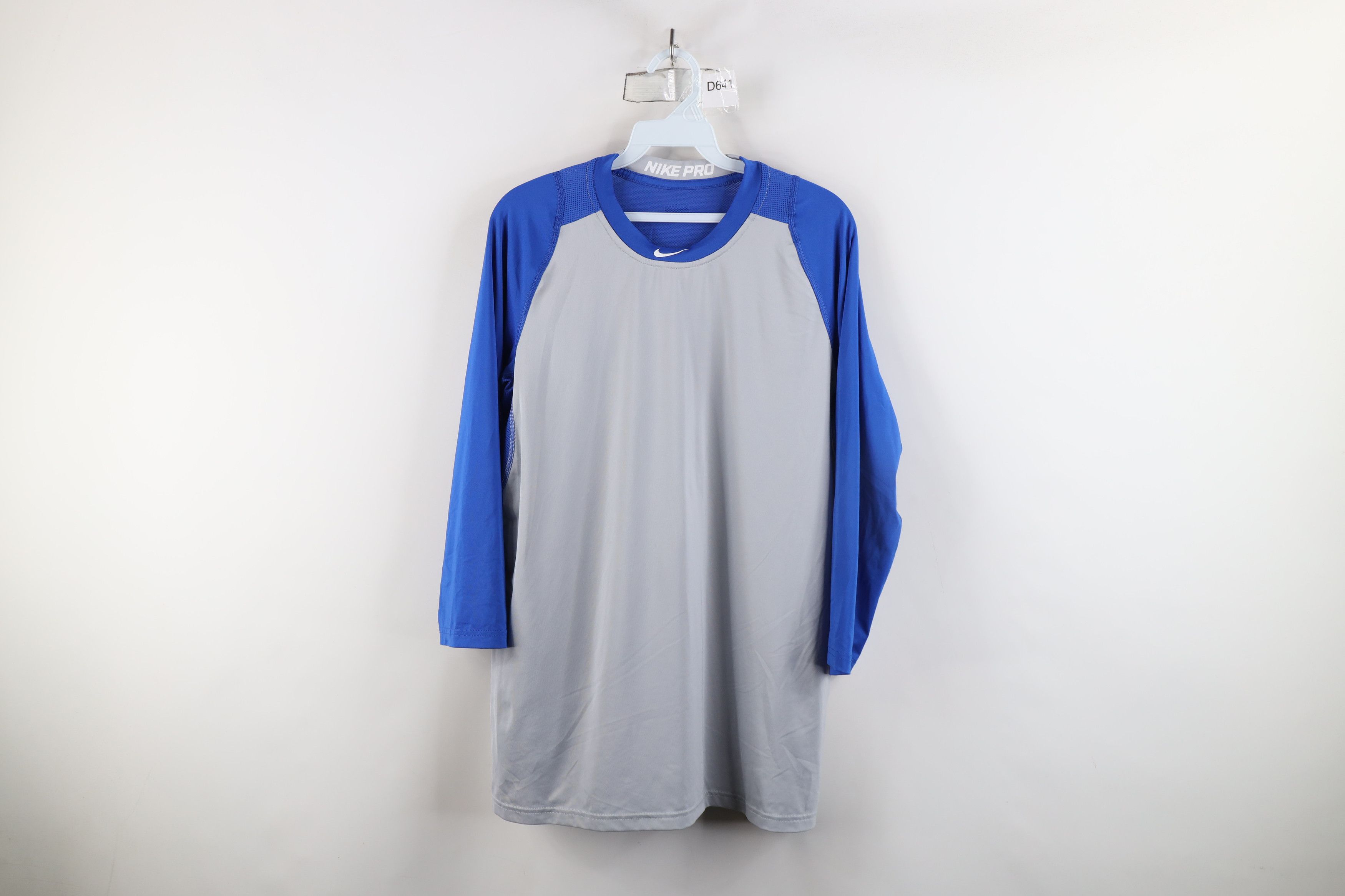 Nike × Vintage Nike Pro MLB Baseball 3/4 Sleeve Raglan Training T-Shirt Size US M / EU 48-50 / 2 - 1 Thumbnail