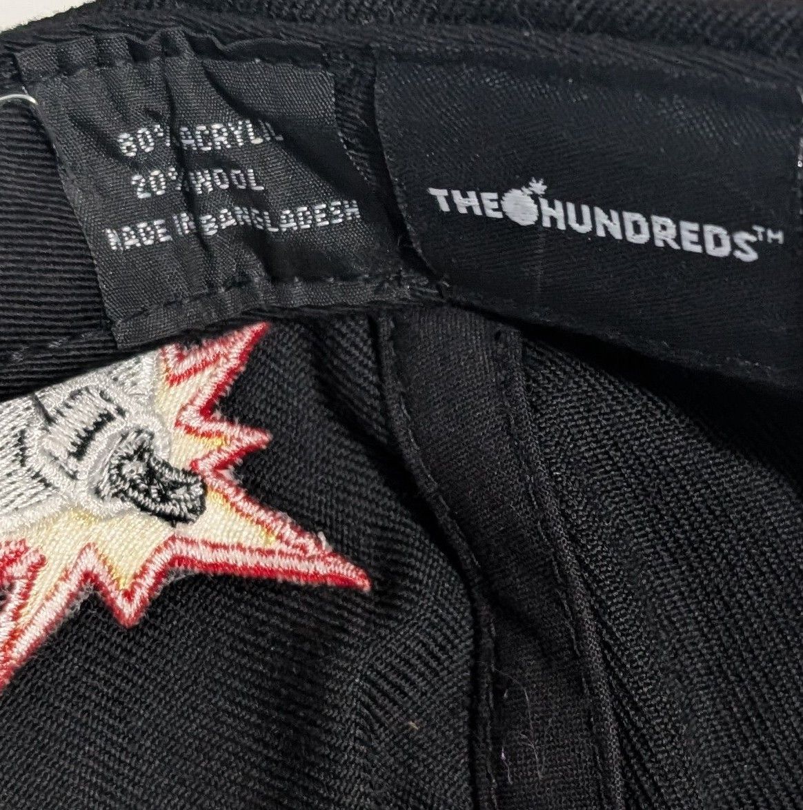 The Hundreds The Hundreds Bomb Logo Black/Blue Snapback Hat/Cap Size ONE SIZE - 4 Thumbnail
