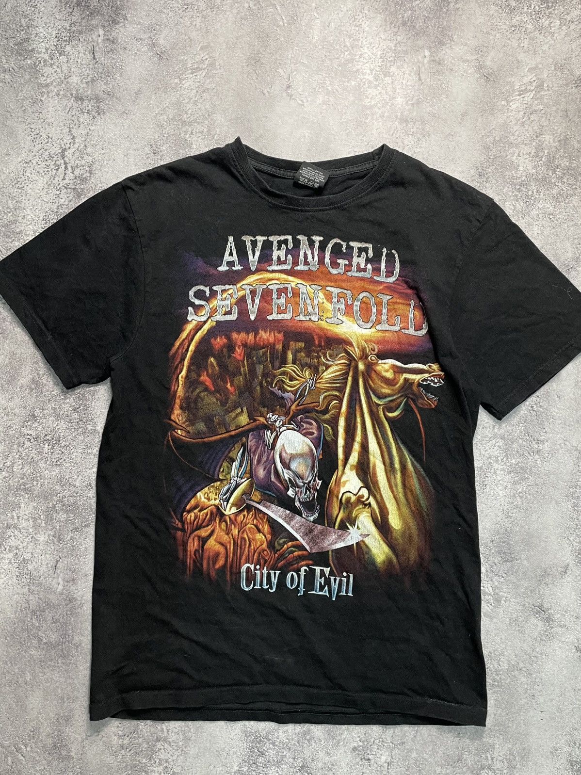 Band Tees Vintage Avenged Sevenfold City Of Evil tshirt Hot Rock Size US L / EU 52-54 / 3 - 1 Thumbnail
