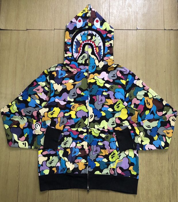 Bape hoodie sale grailed