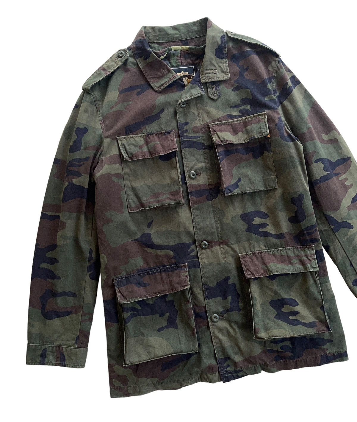 Alpha Industries Alpha Industries Camo Field Jacket Size US XL / EU 56 / 4 - 3 Thumbnail