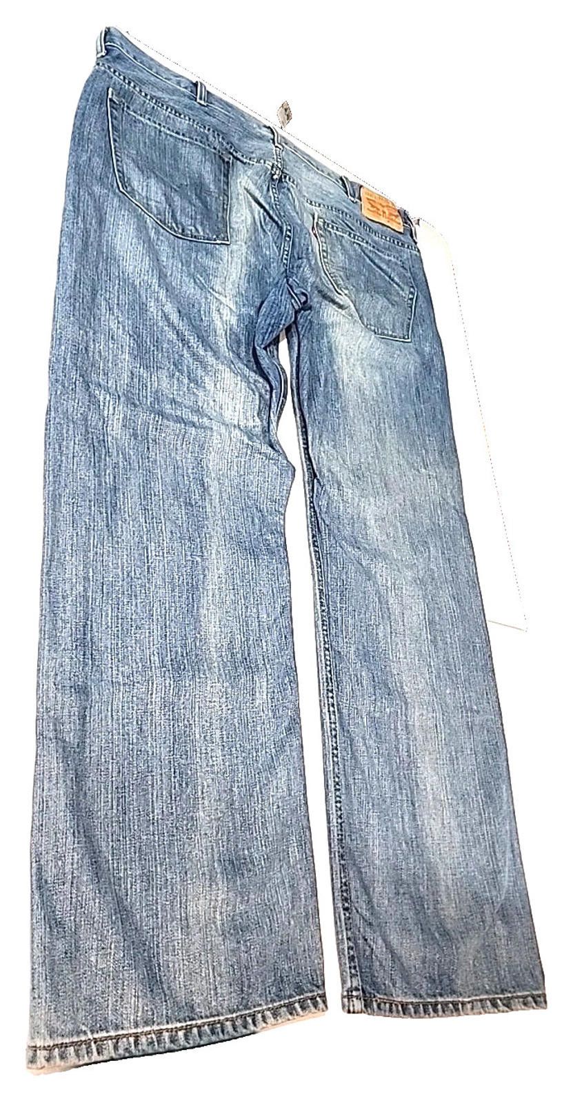 Levi's Levi's 569 Mens Jeans Actual 42Wx32L Blue Denim Size US 42 / EU 58 - 2 Thumbnail